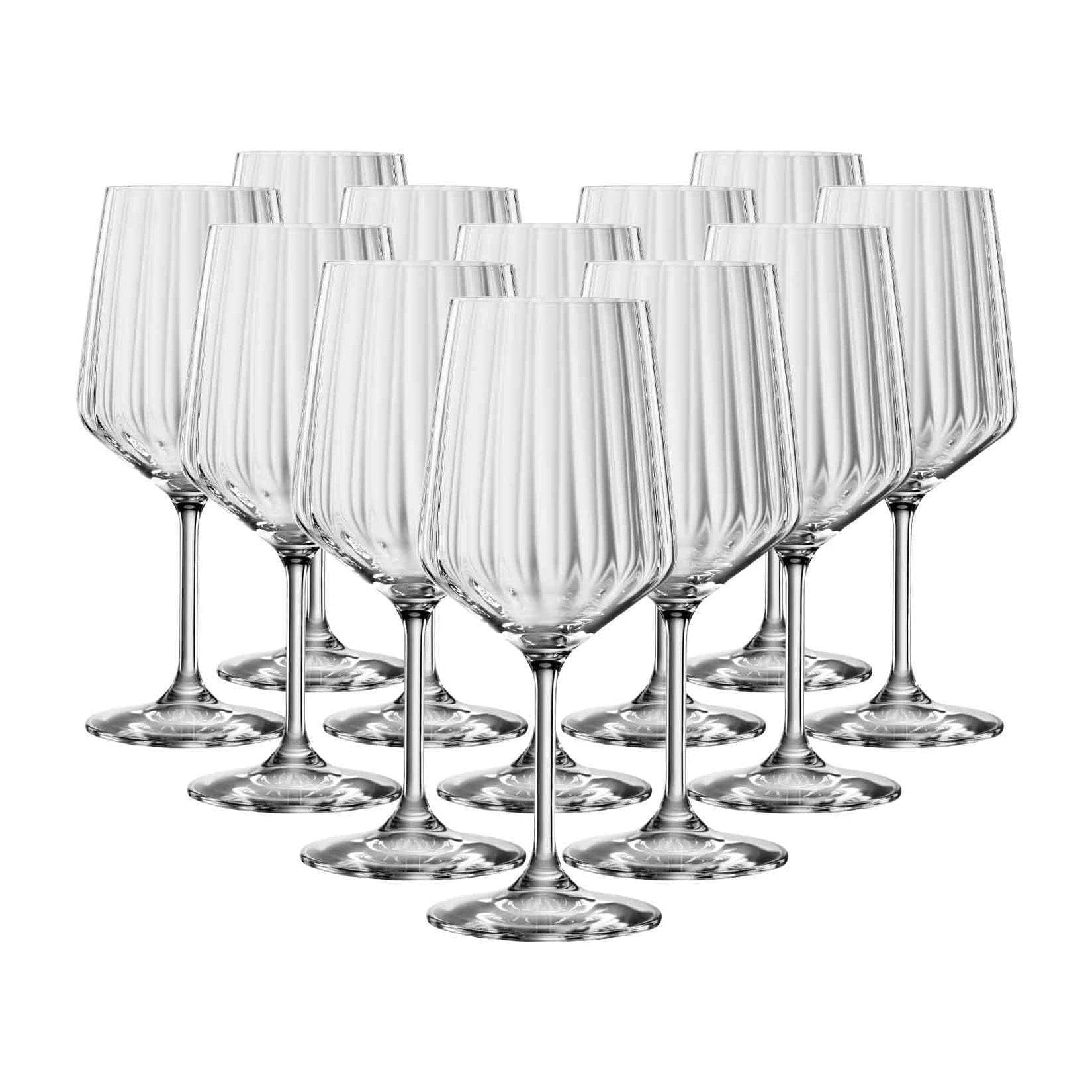 Spiegelau Rotweingläser Lifestyle 12er Set 630 ml Transparent