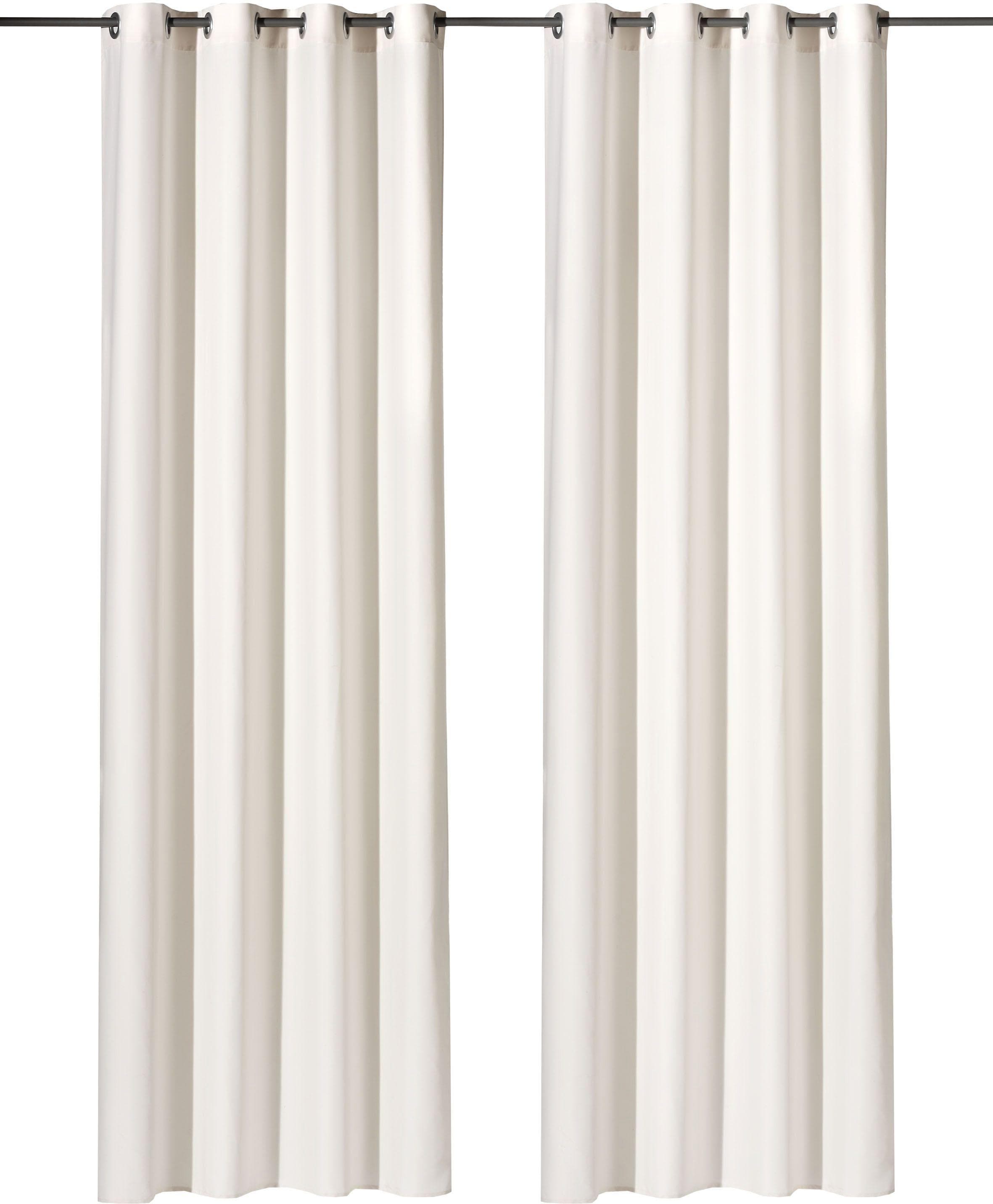 Weckbrodt Vito Vorhang Beige Satin Blickdicht