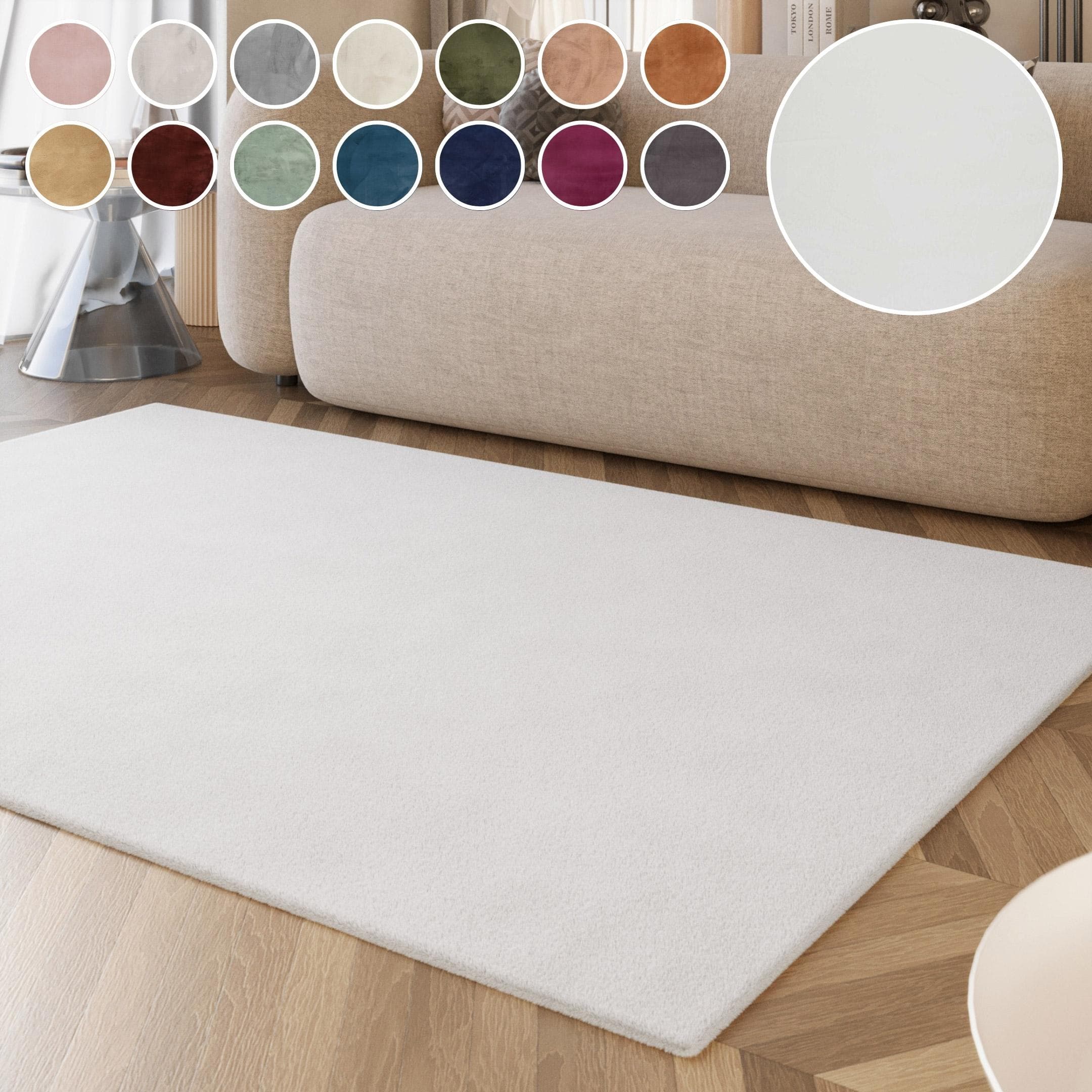 ESPRIT Hochflor-Teppich Alice Weiß 70x140cm Kunstfell