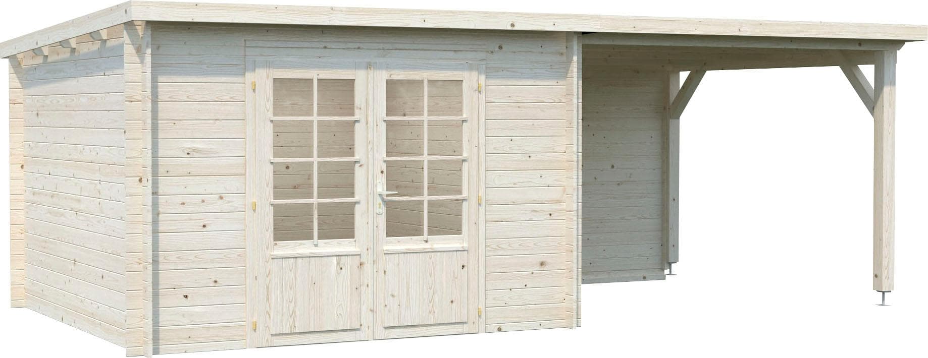 Gartenhaus PALMAKO Ella Massivholz Blockbohlensystem