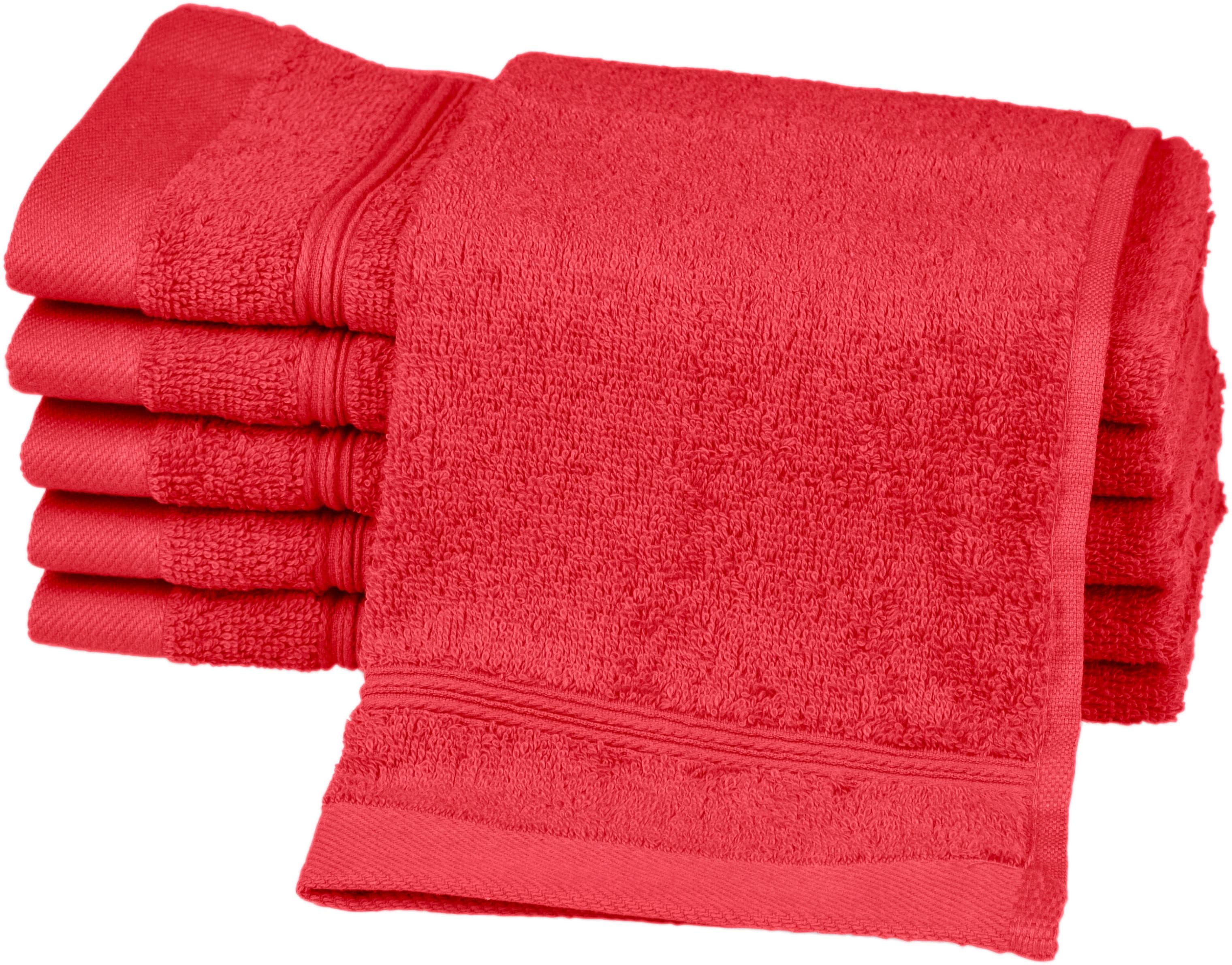 Ross Gästehandtücher Rubin: Exklusive Frottier-Handtücher in 15 Farben