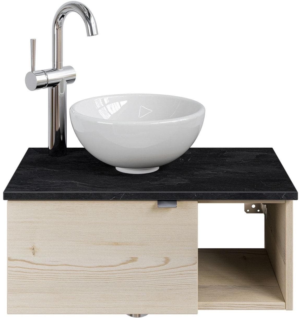 Waschtisch SAPHIR Serie 6915 Keramik-Aufsatzbecken
