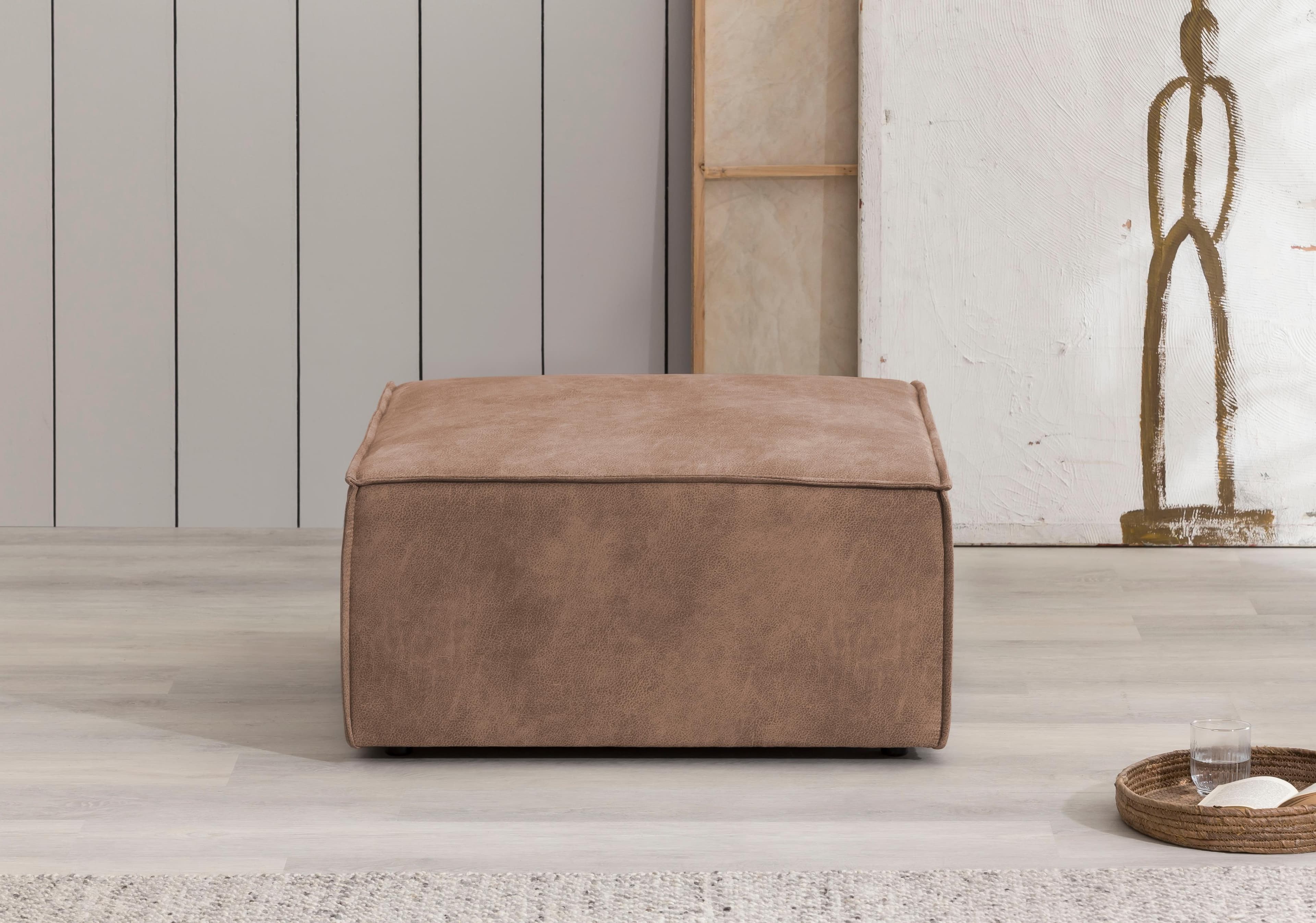 Quadratischer Hocker - Perfekte Ergänzung für Loveseats