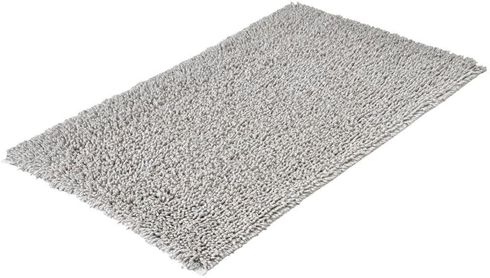 Kleine Wolke Badteppich Dana Grau Polyester Baumwolle