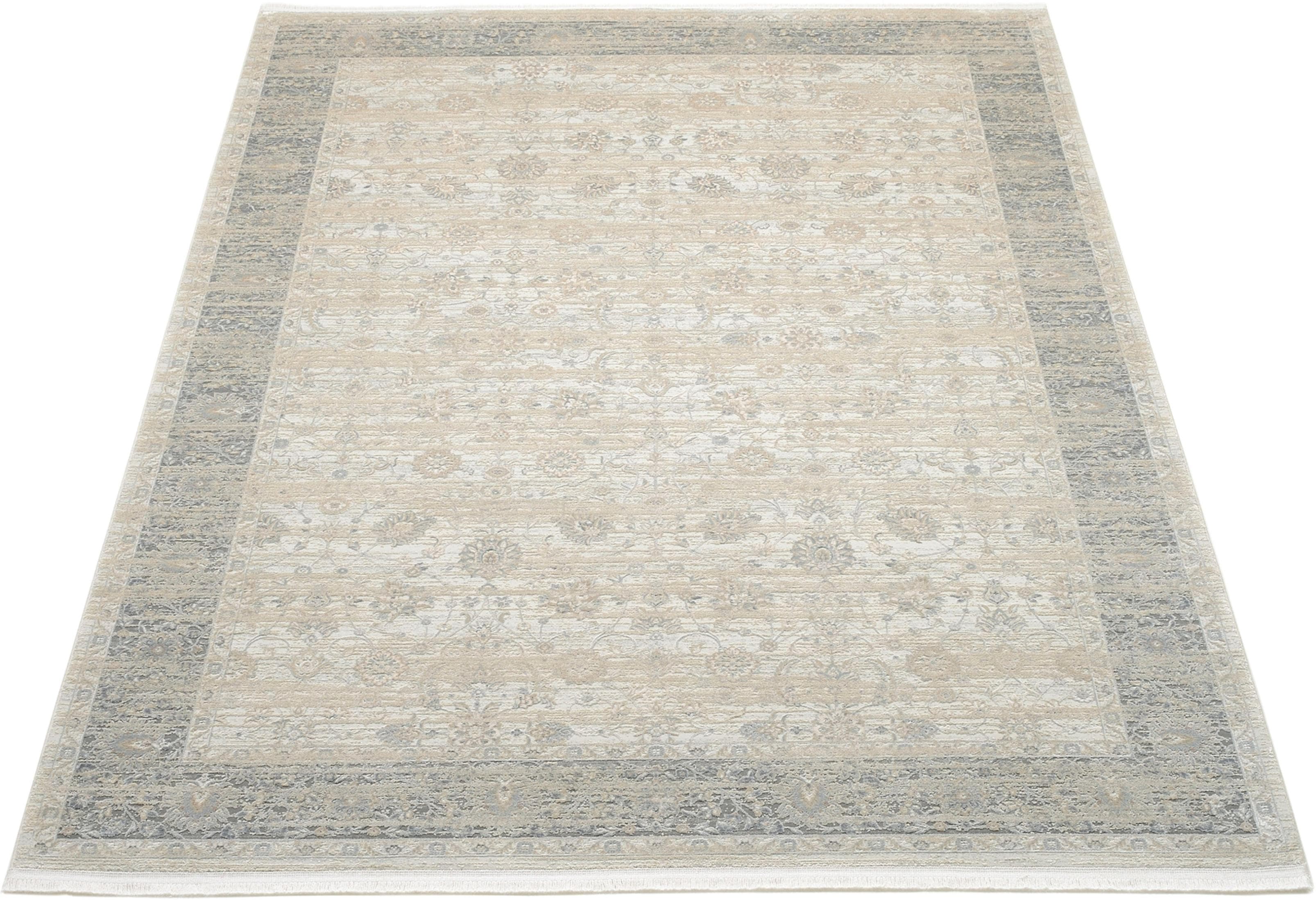 HORUS NIMA Teppich OCI Beige/Grau 3D-Optik Vintage