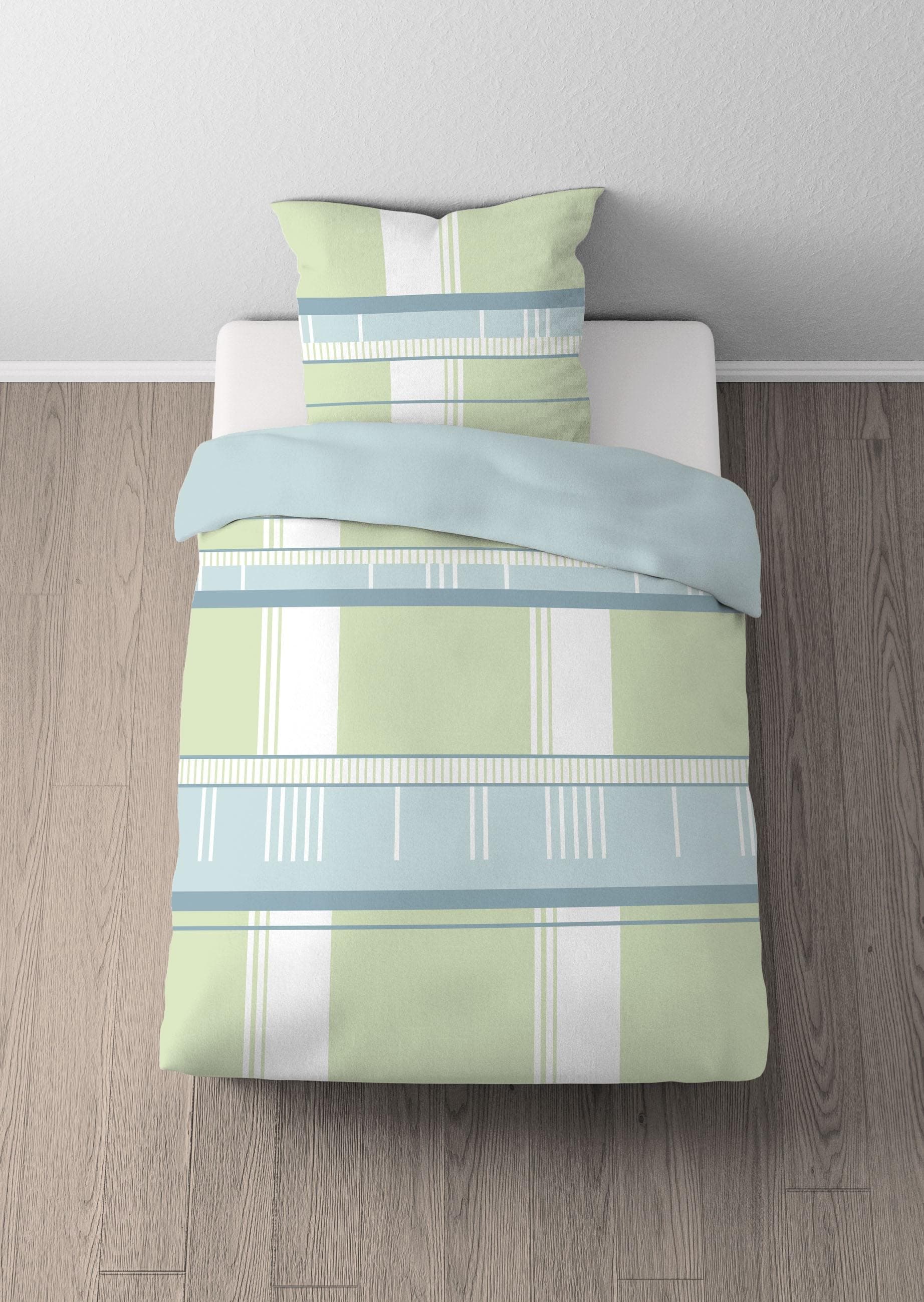 Wendebettwäsche Pistaziengrün Cooling-Effekt