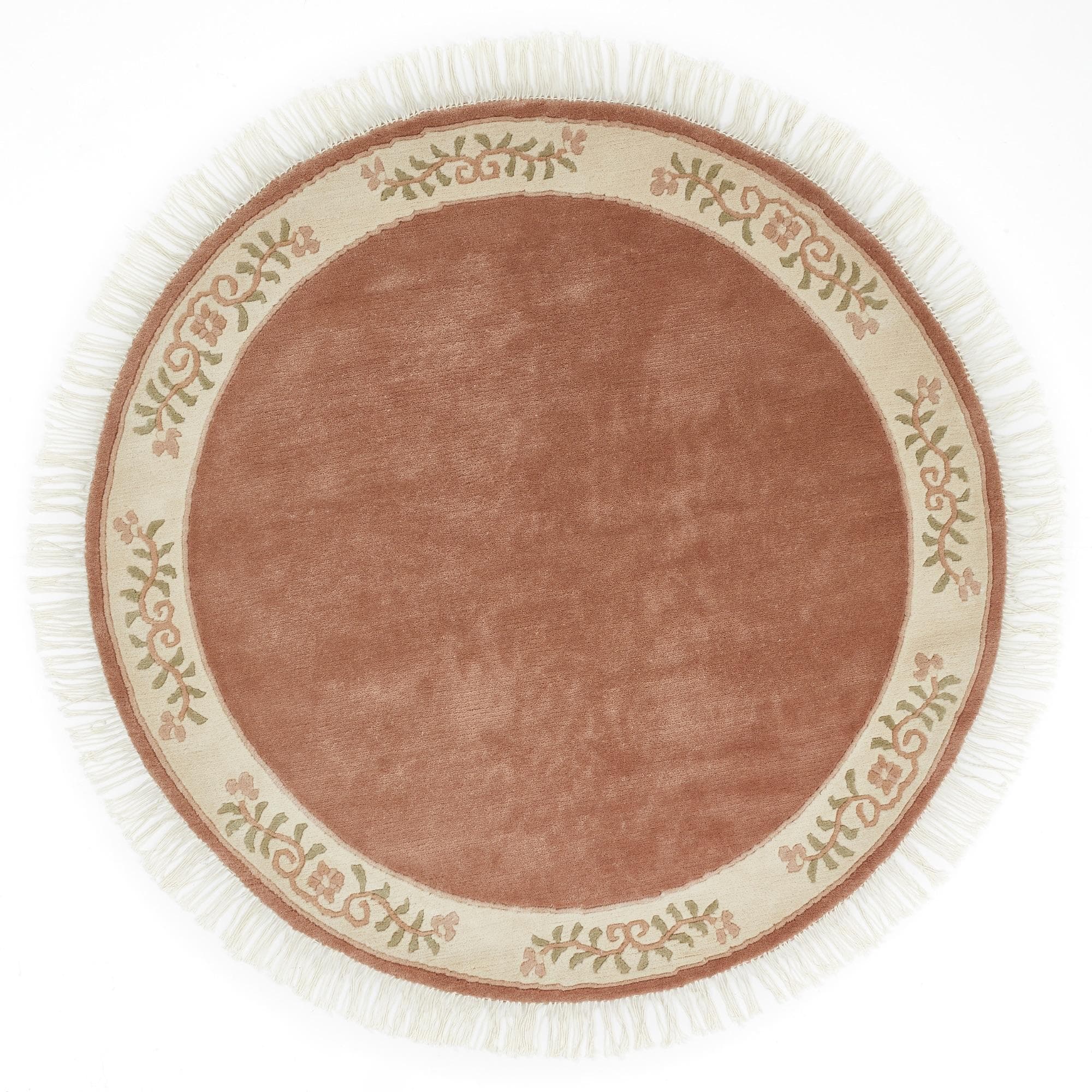 LUXOR living Wollteppich Giza: Handgeknüpft, Rund, Wolle, Orient-Teppich