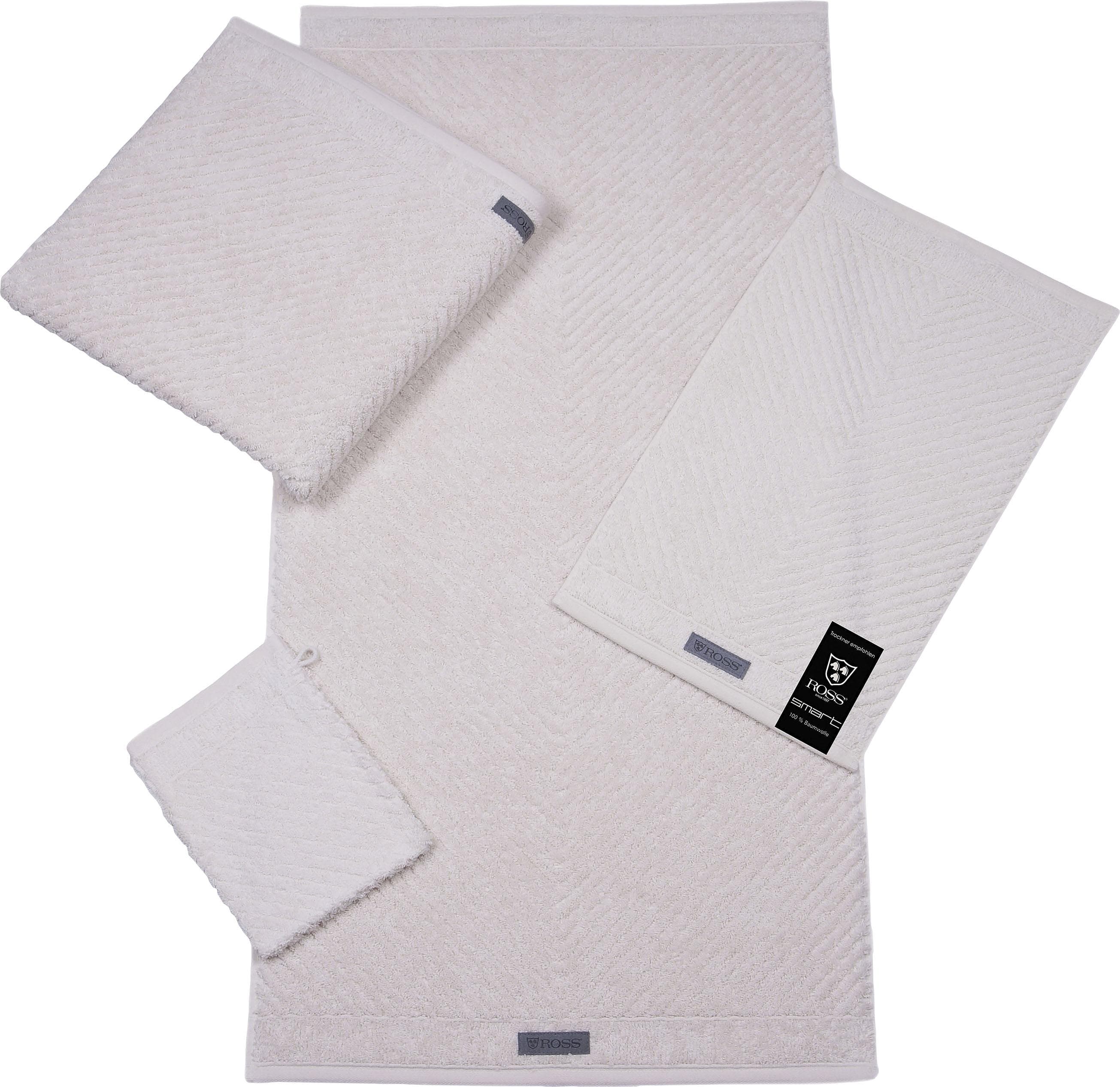 ROSS Smart Handtuch Beige 100% Baumwolle Frottier
