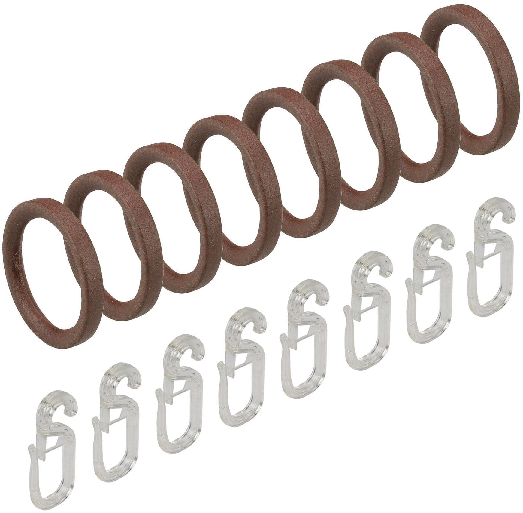 LIEDECO Gardinenring Rostbraun Ø 1,6cm für 16mm Stange