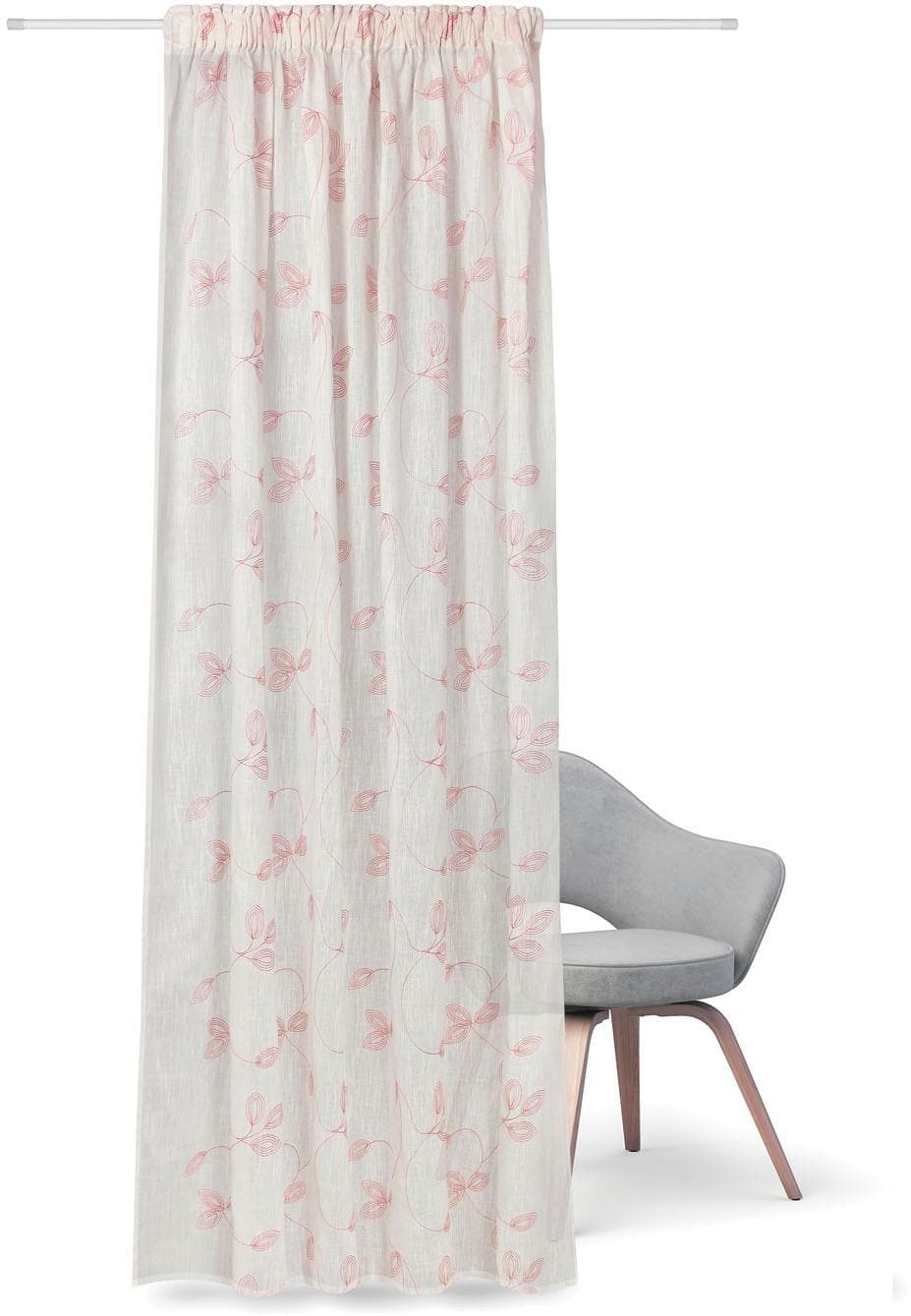 Gardine FEEL OF NATURE Heidi Altrosa 100% Baumwolle