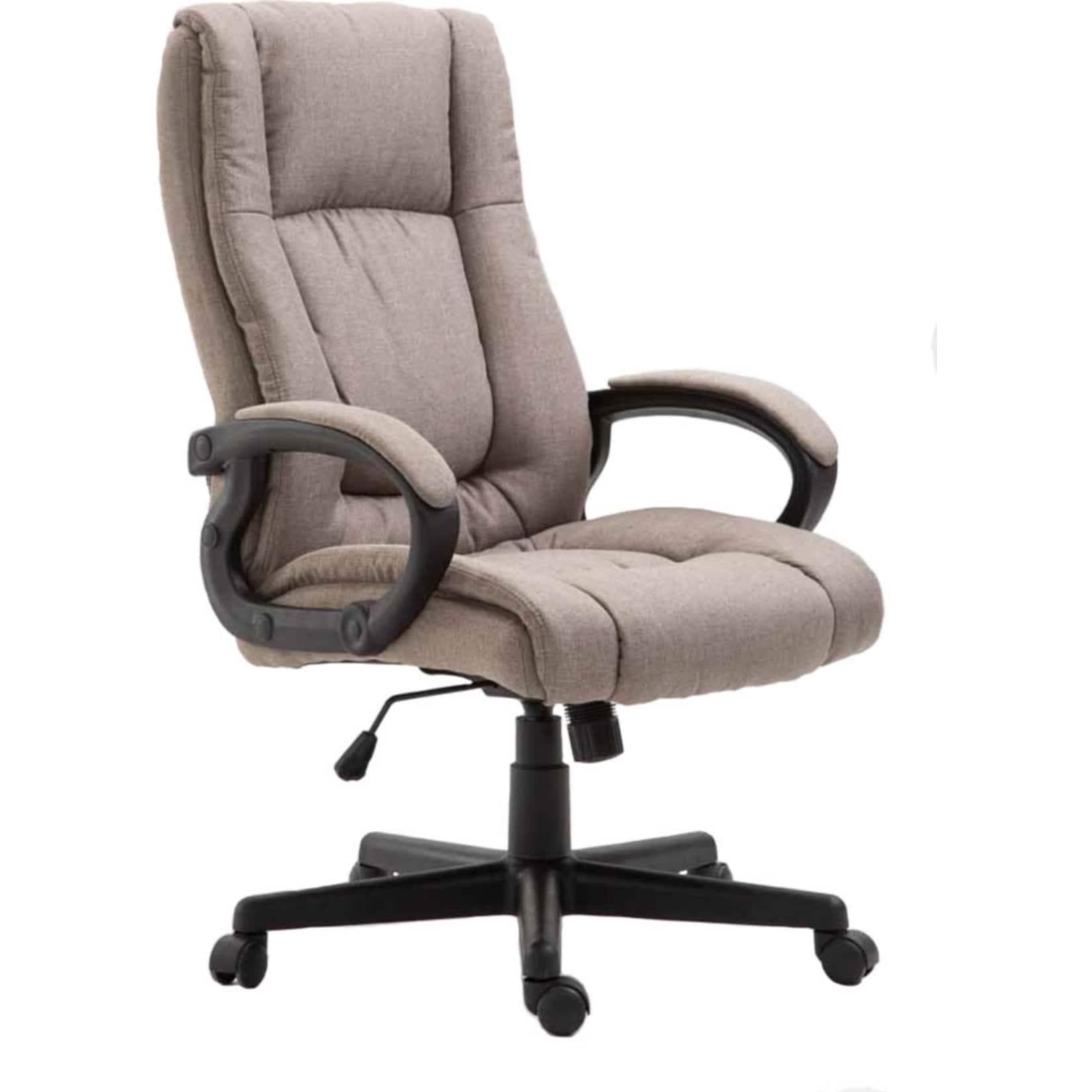 CLP Schreibtischstuhl XL Sparta: Höhenverstellbarer Stoffdrehstuhl