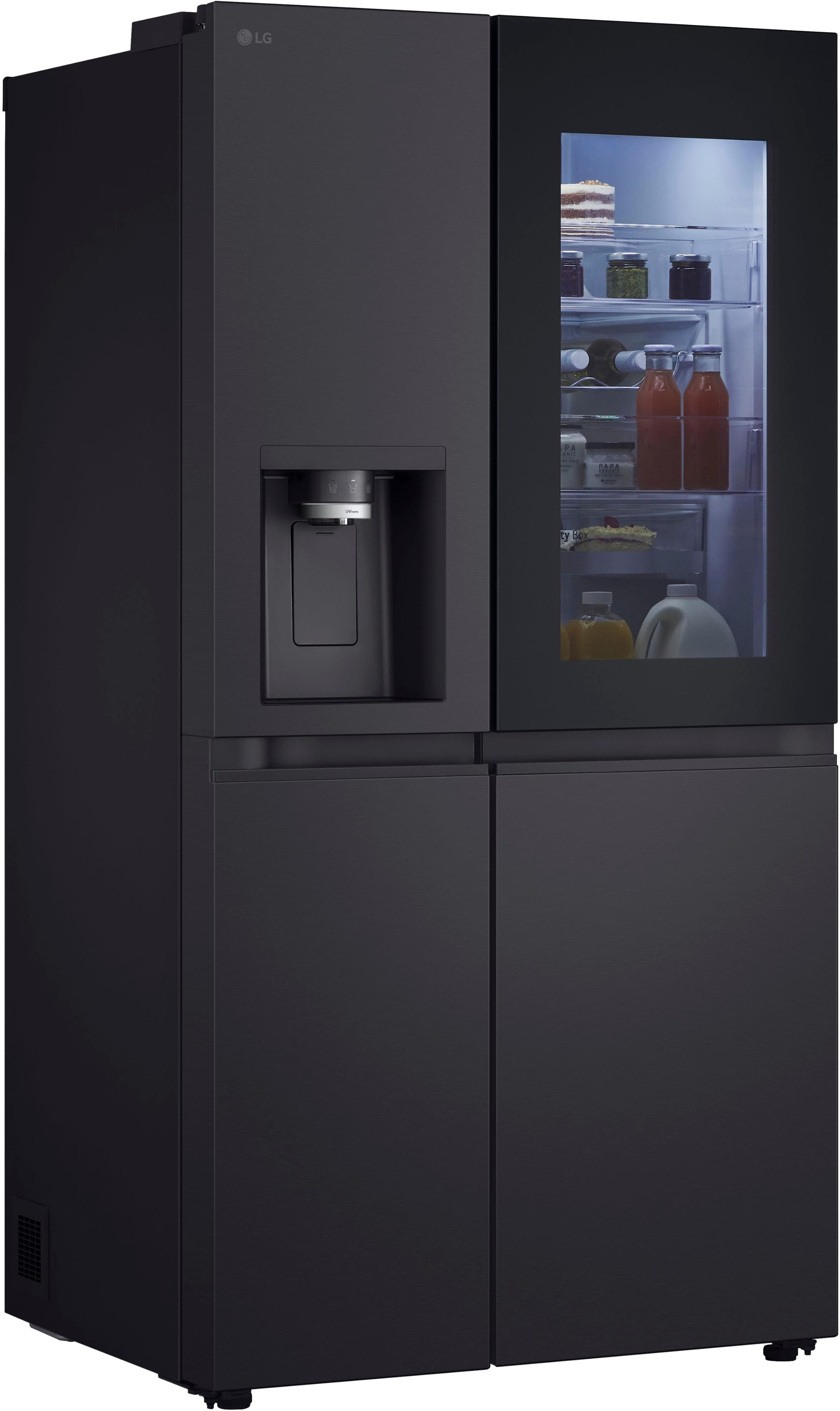 Side-by-Side Kühlschrank Essence Black Steel