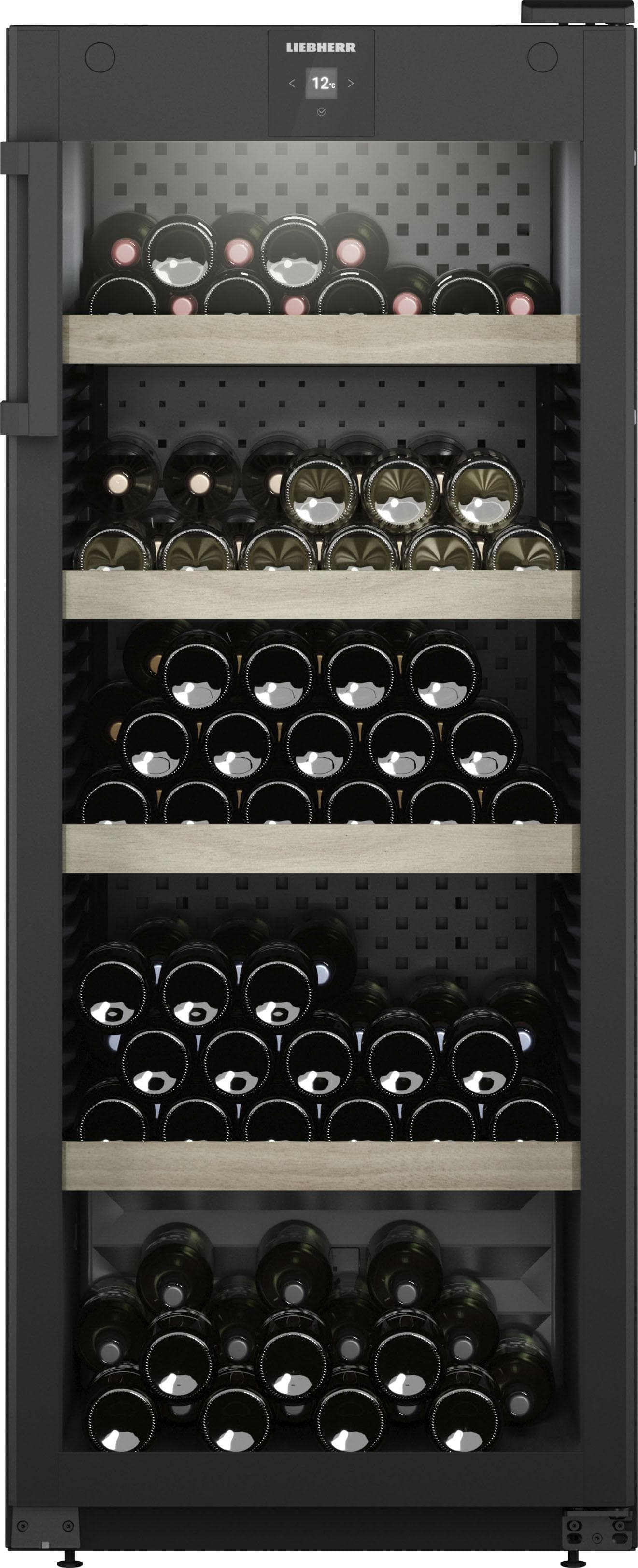 LIEBHERR Weinkühlschrank WPbl 4601_993848851 Schwarz Umluftkühlung