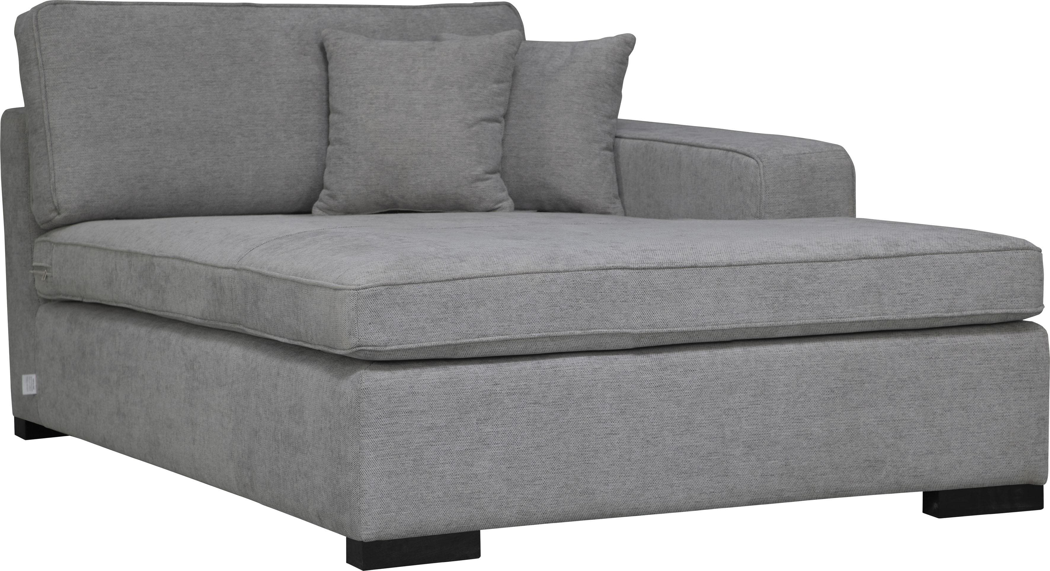 Guido Maria Kretschmer Home&Living Sofaelement Skara: Handgefertigtes Modul in Hellgrau