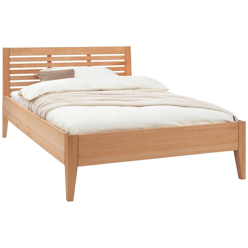 Linea Natura Bett Buche Massiv 120x200 cm