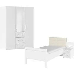 Schlafzimmer-Set RAUCH Evelyn Weiß Holzwerkstoff