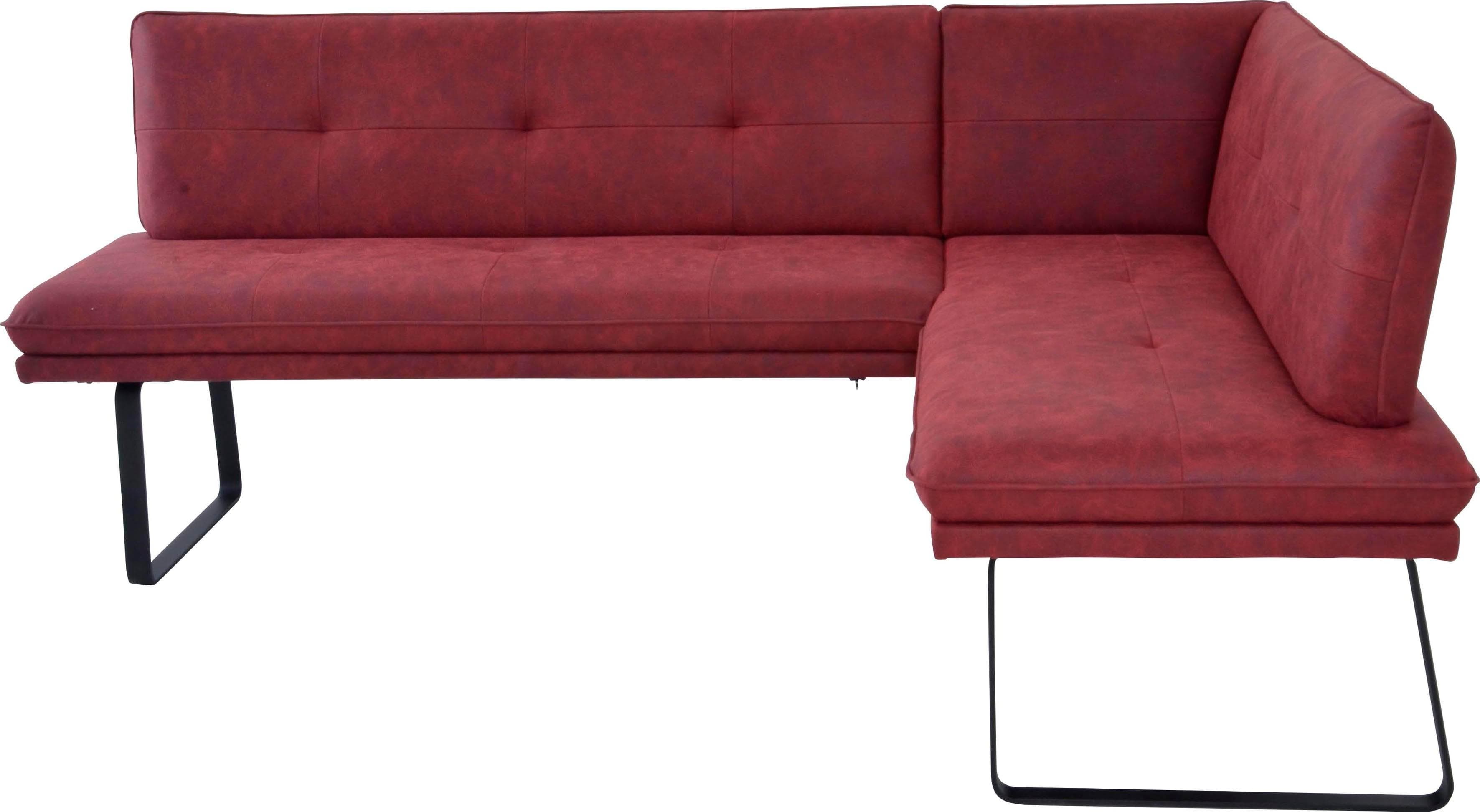 Eckbank K+W Komfort & Wohnen Giacomo III Bordeaux Polstereckbank