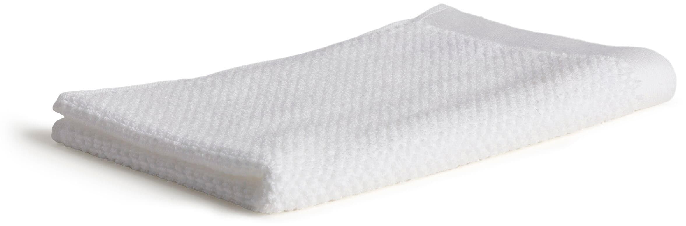 MÖVE Gästehandtuch Bliss Snow Perlstruktur Walkfrottier