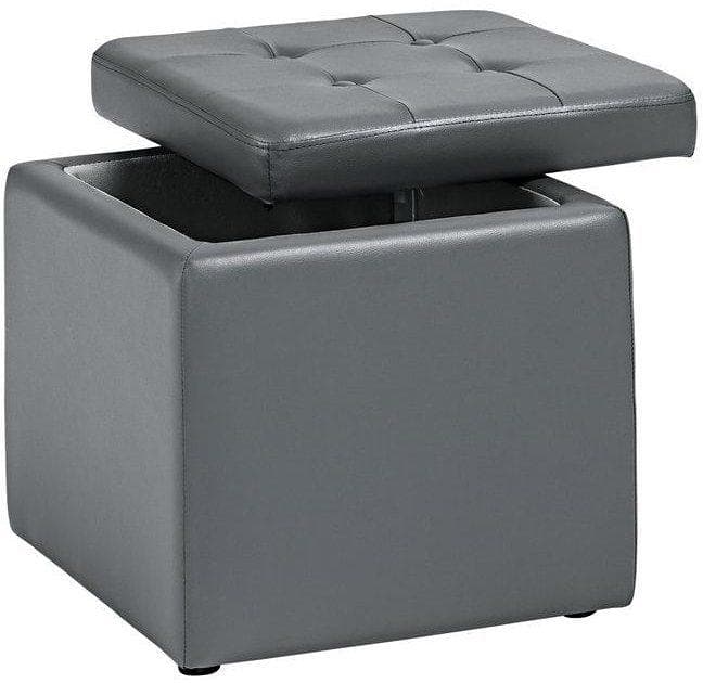 Gepolsterter Sitzwürfel mit komfortabler Oberfläche