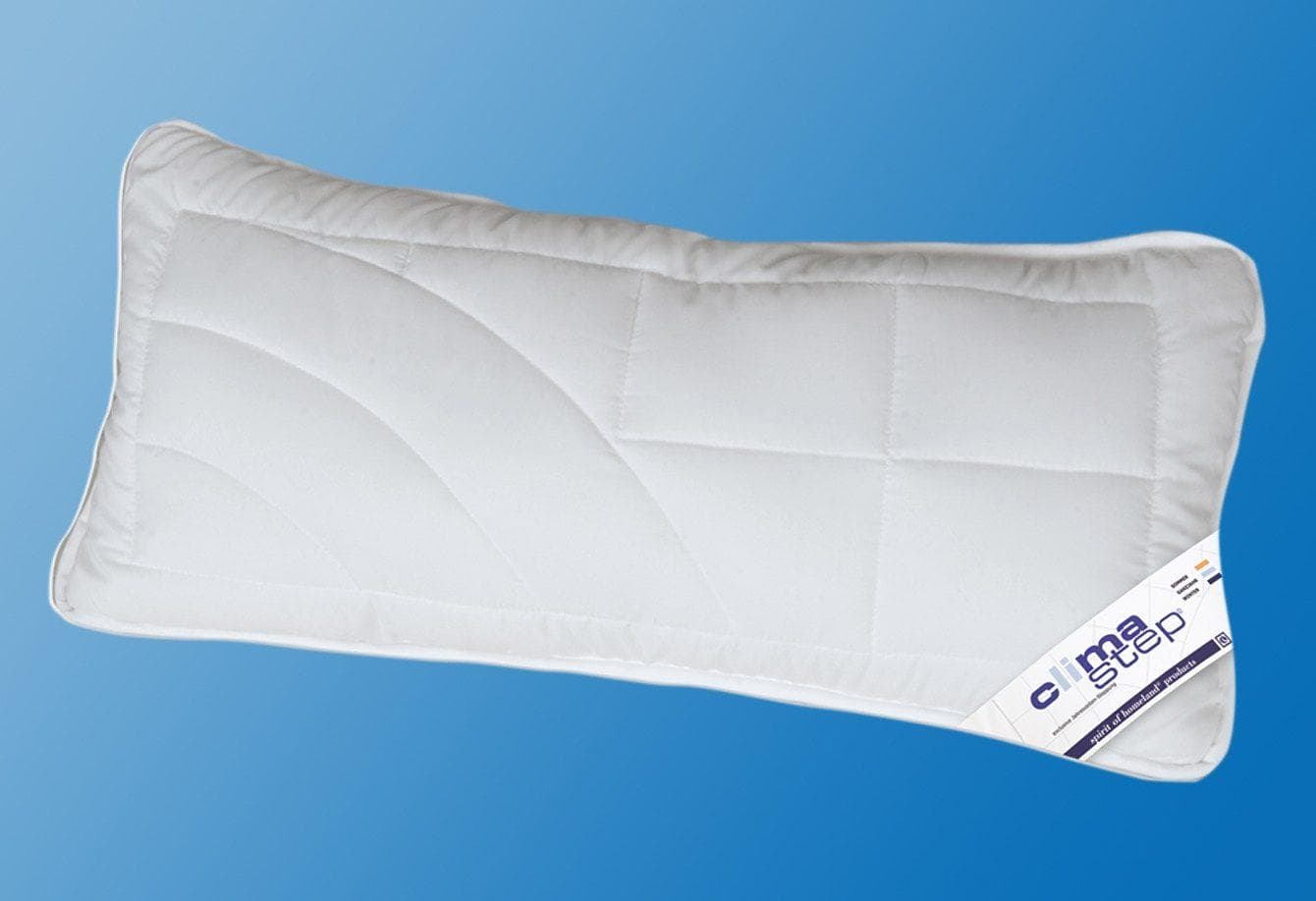 KBT BETTWAREN CLIMASTEP Microfaserkissen Weiß Höhenverstellbar