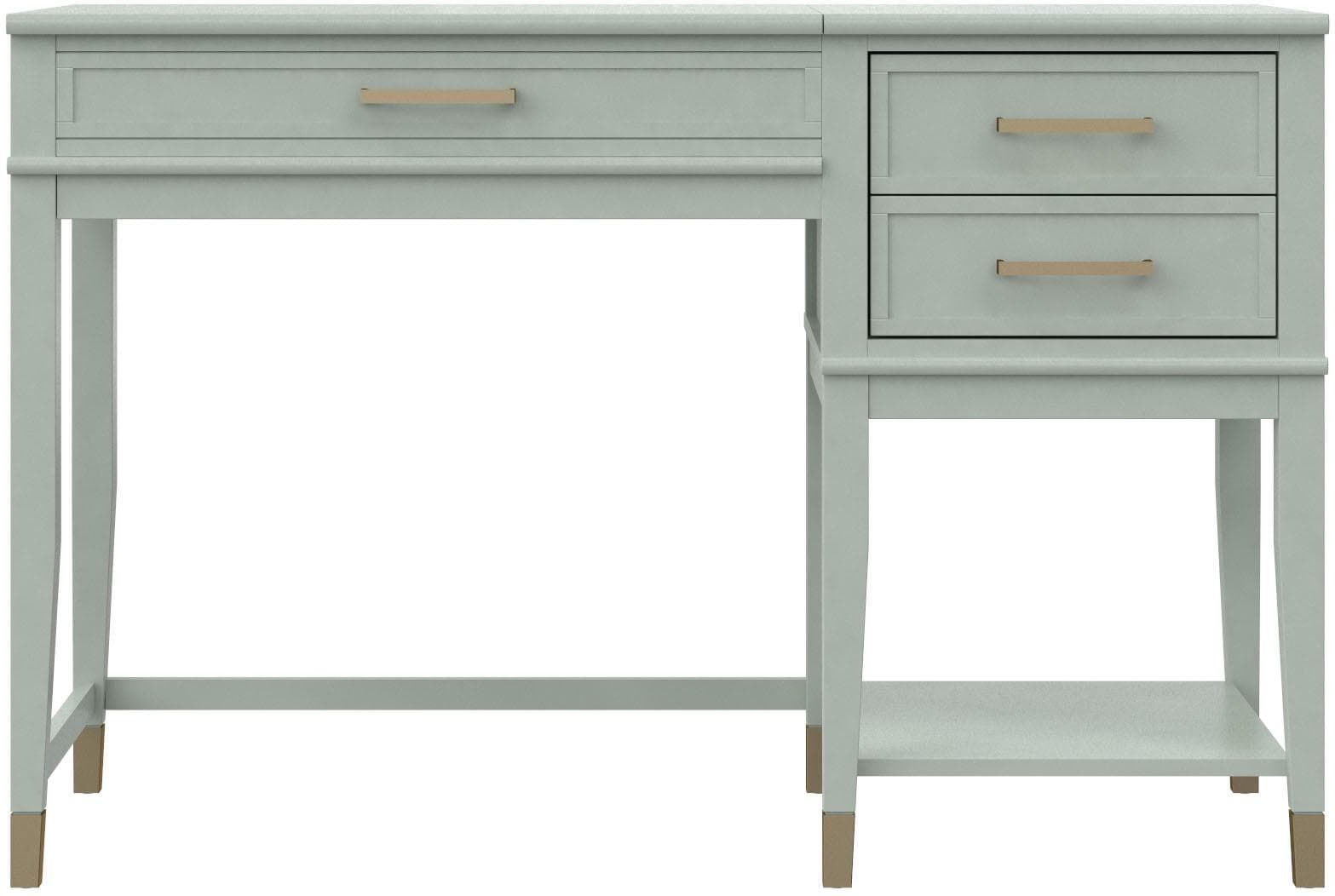 Schreibtisch Westerleigh CosmoLiving by Cosmopolitan Höhenverstellbar Grün