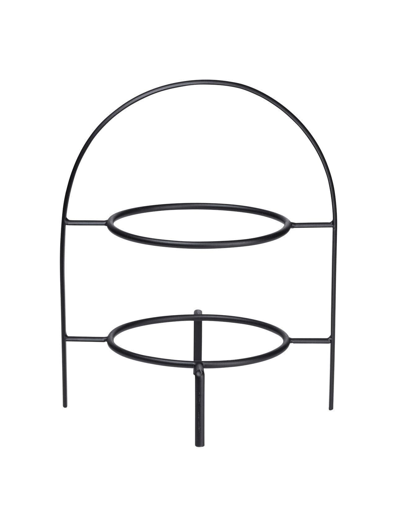 Etagere LIGNE NOIRE Schwarz 2-stufig