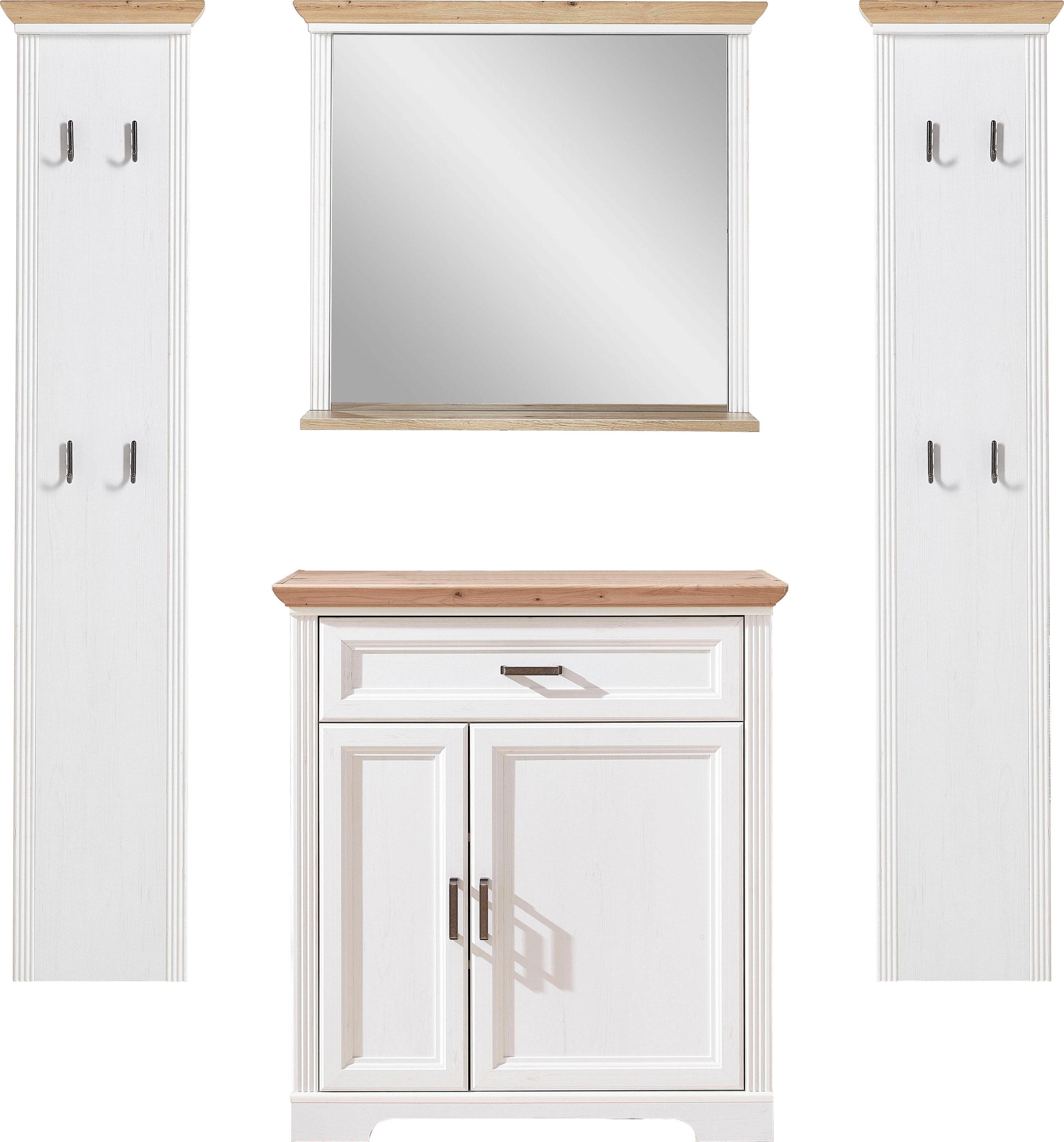 4-teilige Garderobenkombination Jasmin - Elegante Aufbewahrungslösung