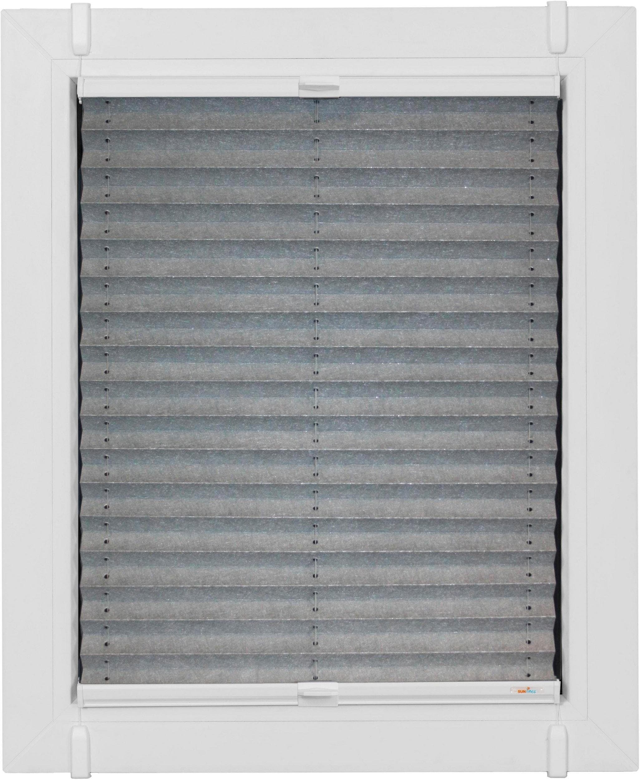 Sunlines Young Style Energy Saving Plissee Verdunkelnd Klemmfix