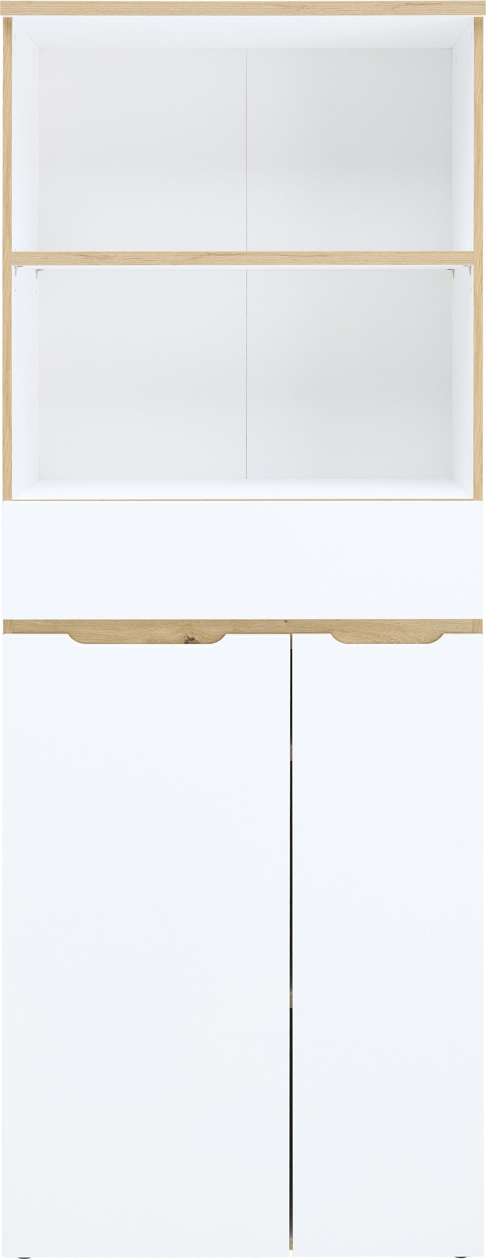 Aktenschrank INNOSTYLE Memphis Weiß Artisan Eiche Optik