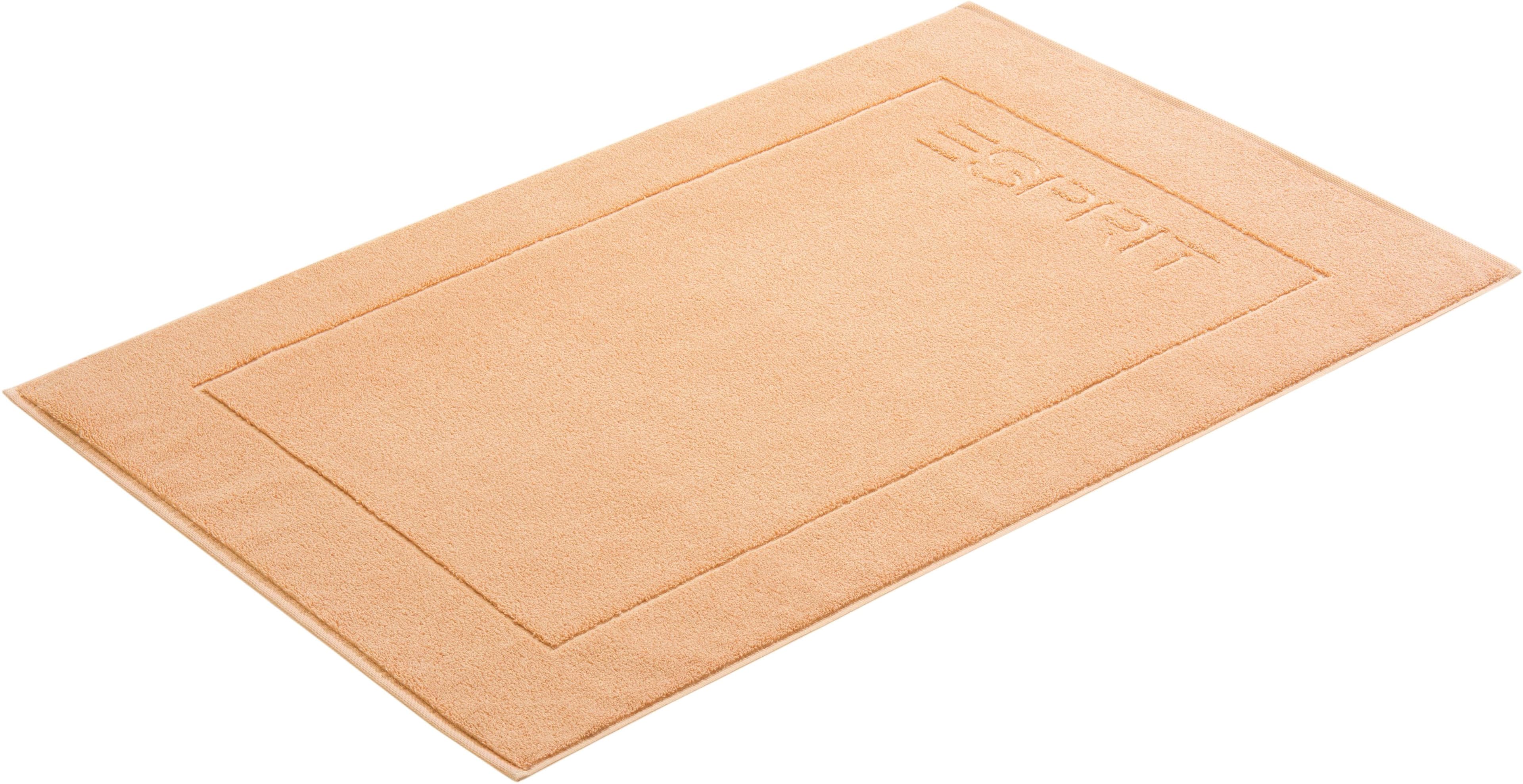 Esprit SOLID Baumwolle Badematte Frottee Fußbodenheizungsgeeignet