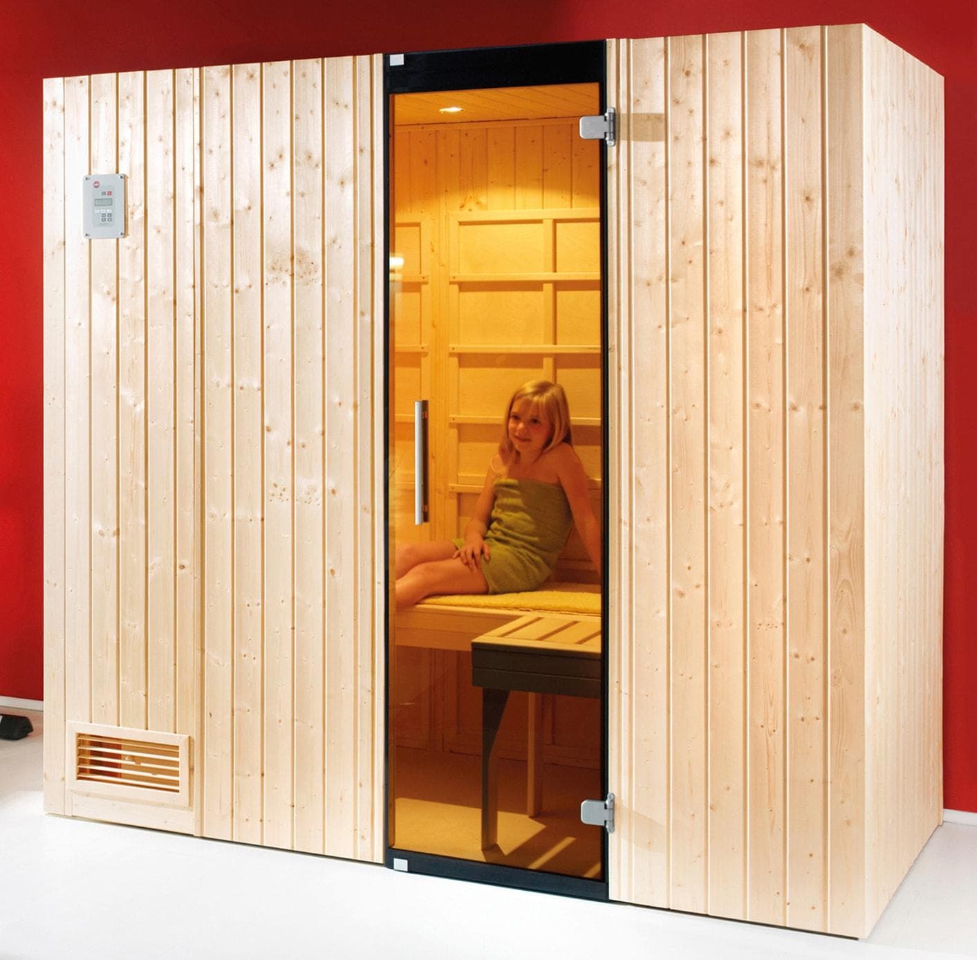 Infrarotkabine WEKA Alaro Beige 2-Personen Kabine