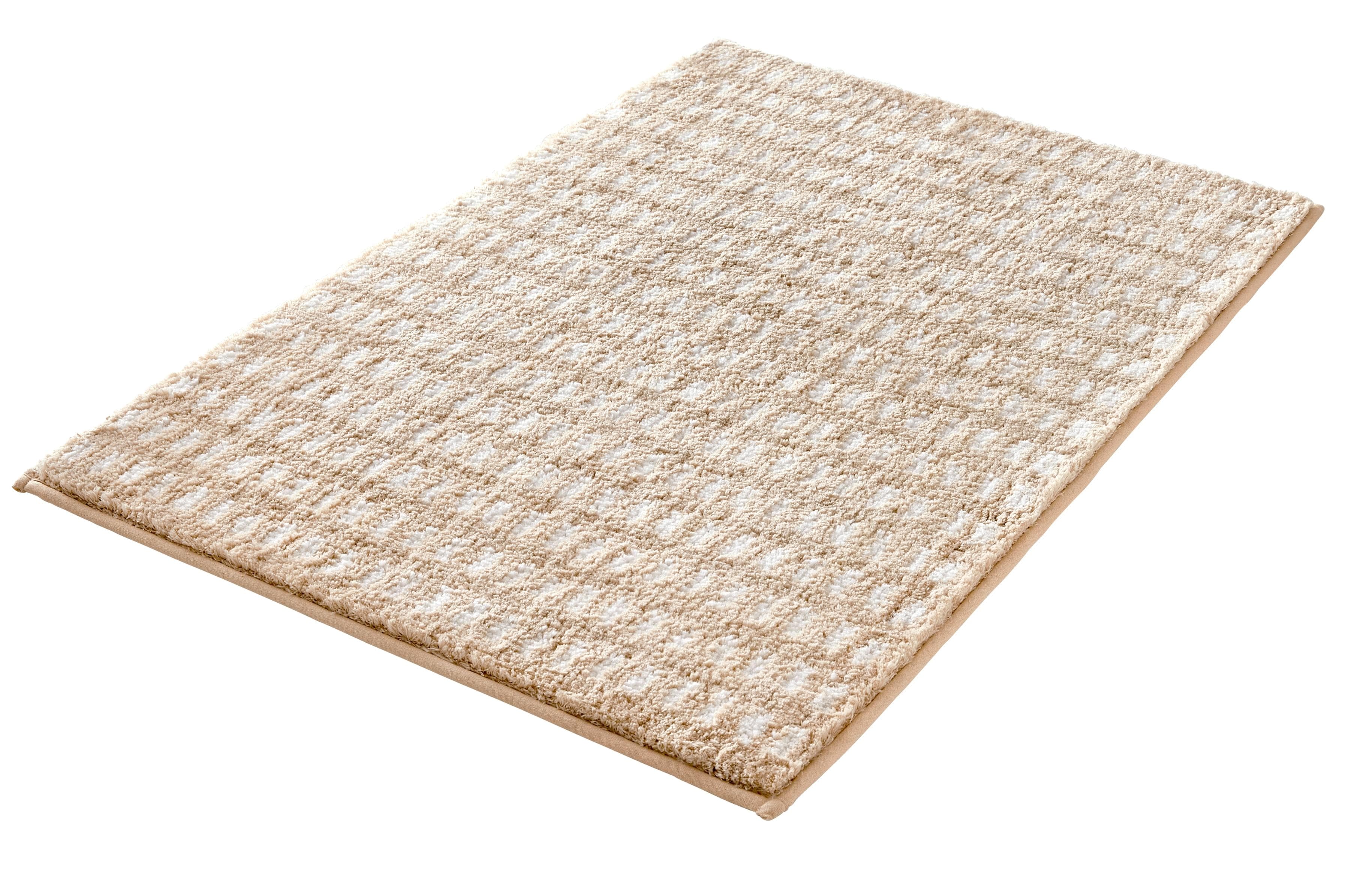 Kleine Wolke Dottino Badematte Beige Polyester