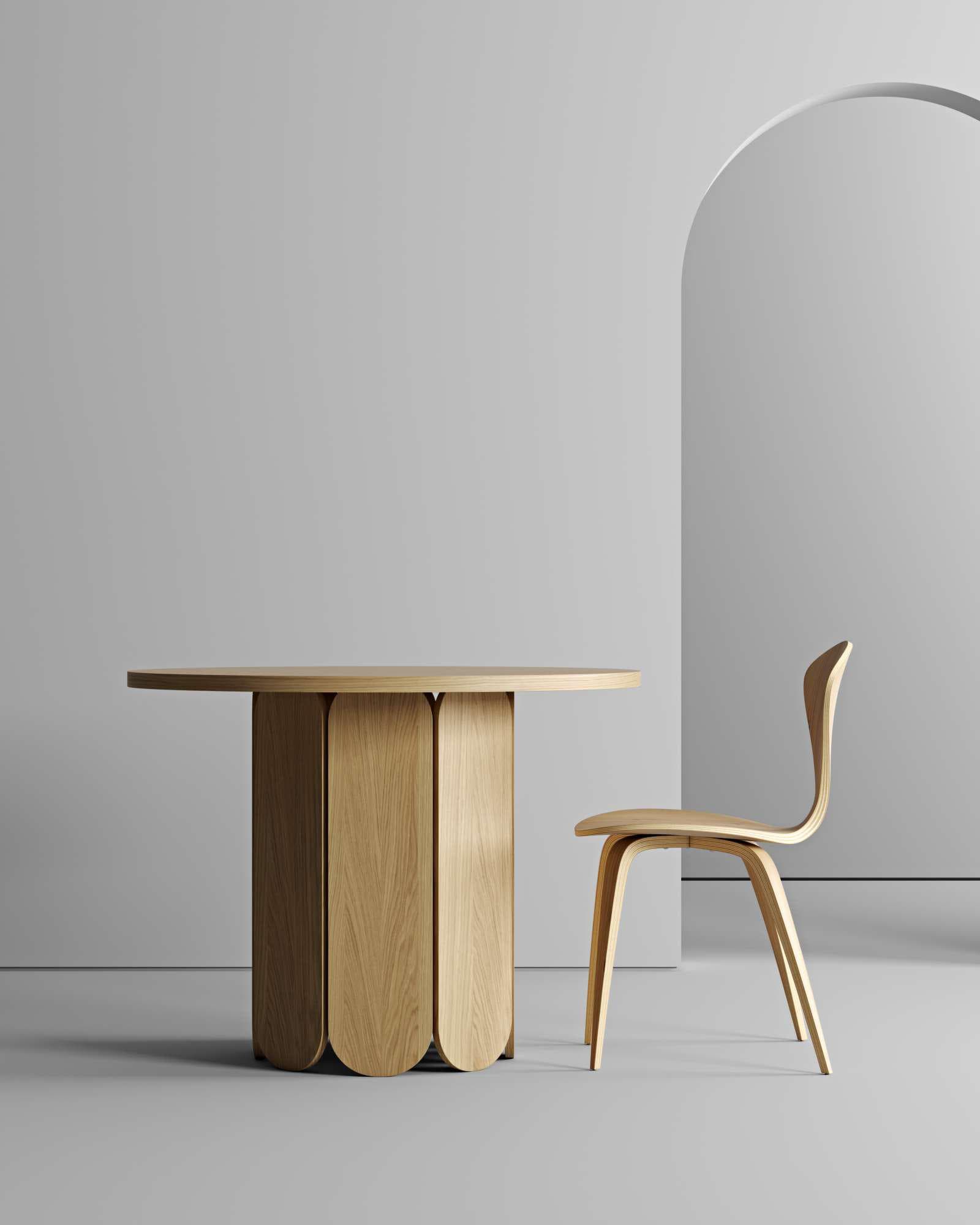 Esstisch WOODMAN Soft Natur FSC-zertifiziert