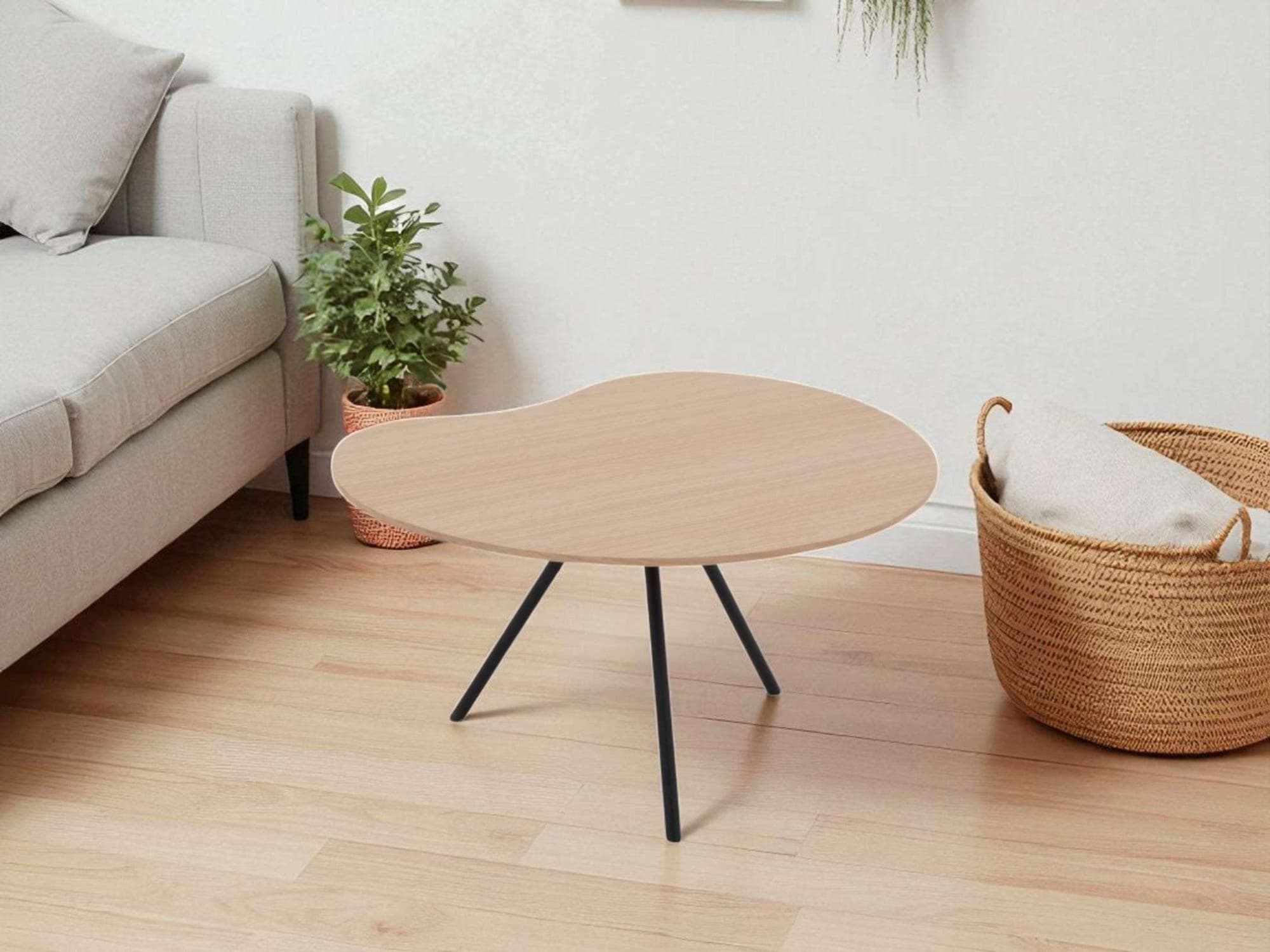 Couchtisch HOME AFFAIRE Arendal Eiche Metallgestell