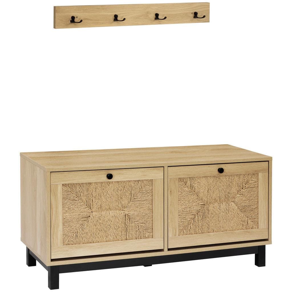 Mid.you Schuhkipper Kiefer Massiv 100x45x39 cm