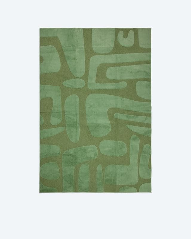 Jacquard-Teppich in Fell-Optik Teddy-Kaninchenfell-Optik