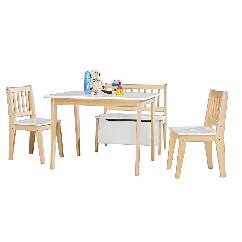 My Baby Lou Kindersitzgruppe David Weiss Massiv Buche Weiß Kinder- & Jugendzimmer