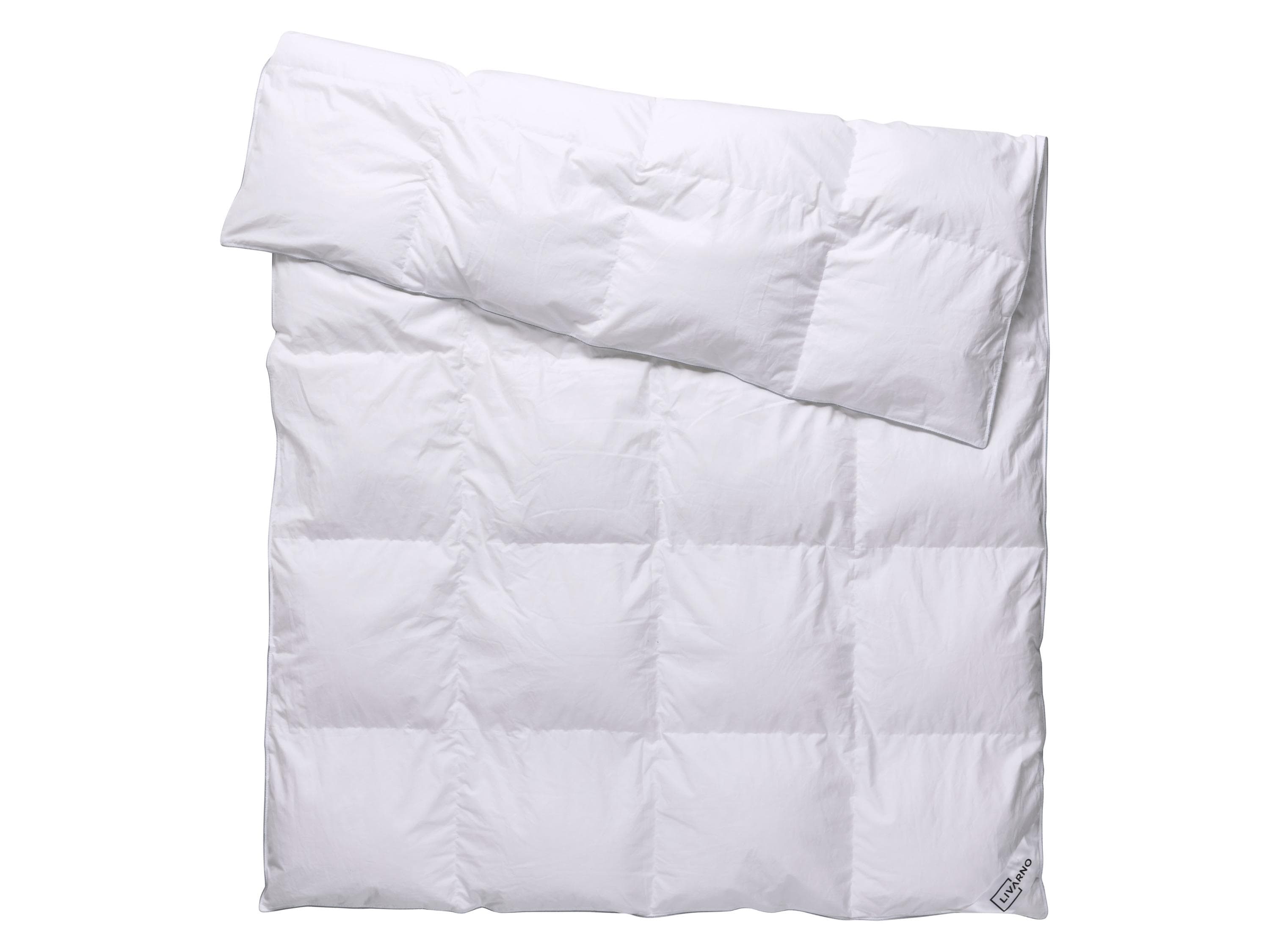 LIVARNO® Luxus-Daunendecke 155 x 220 cm