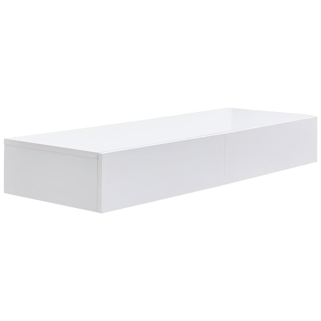 Hom'in Konsolentisch Weiß Holzwerkstoff 2 Schubladen