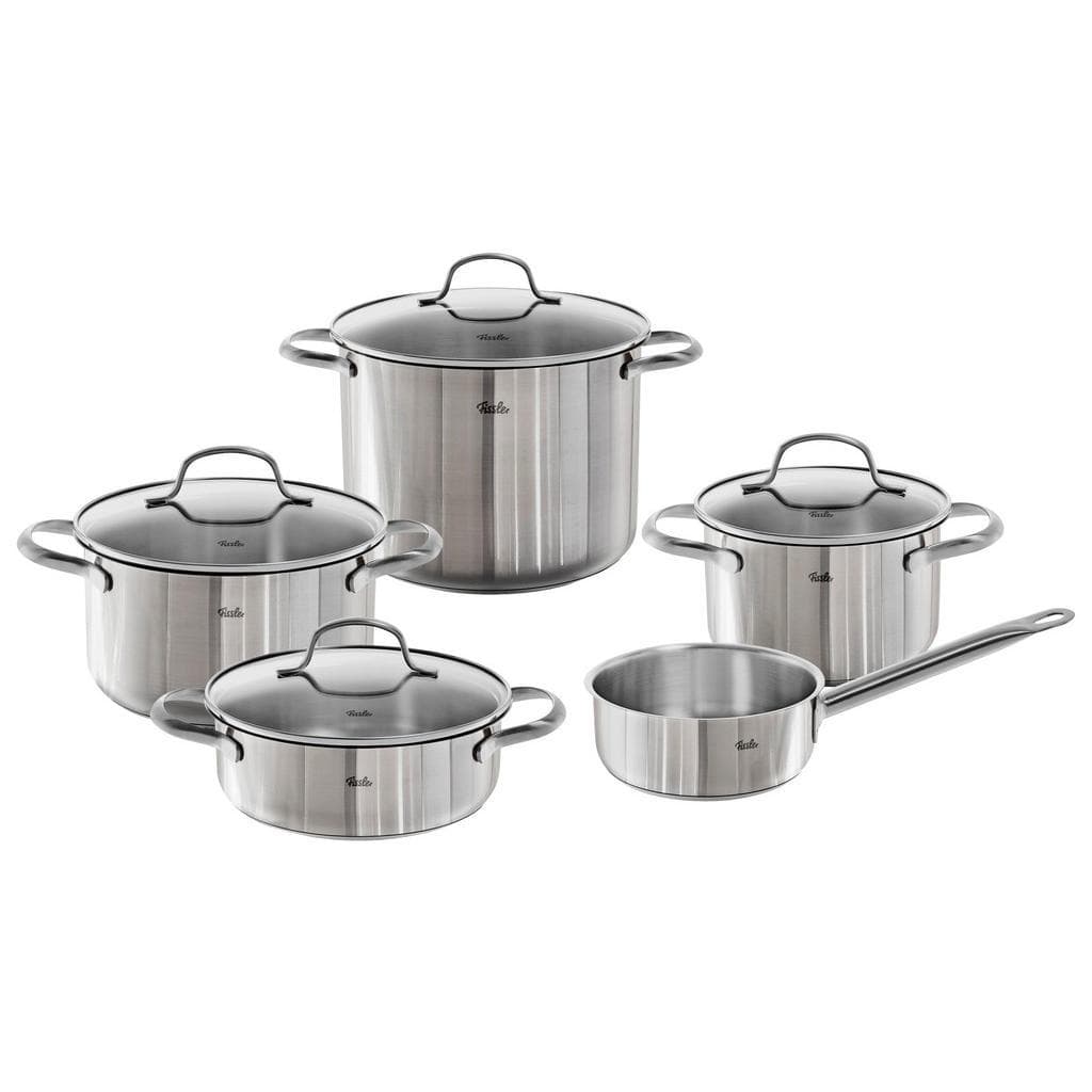 Fissler Kochtopfset Toronto 5-teilig Silber Edelstahl
