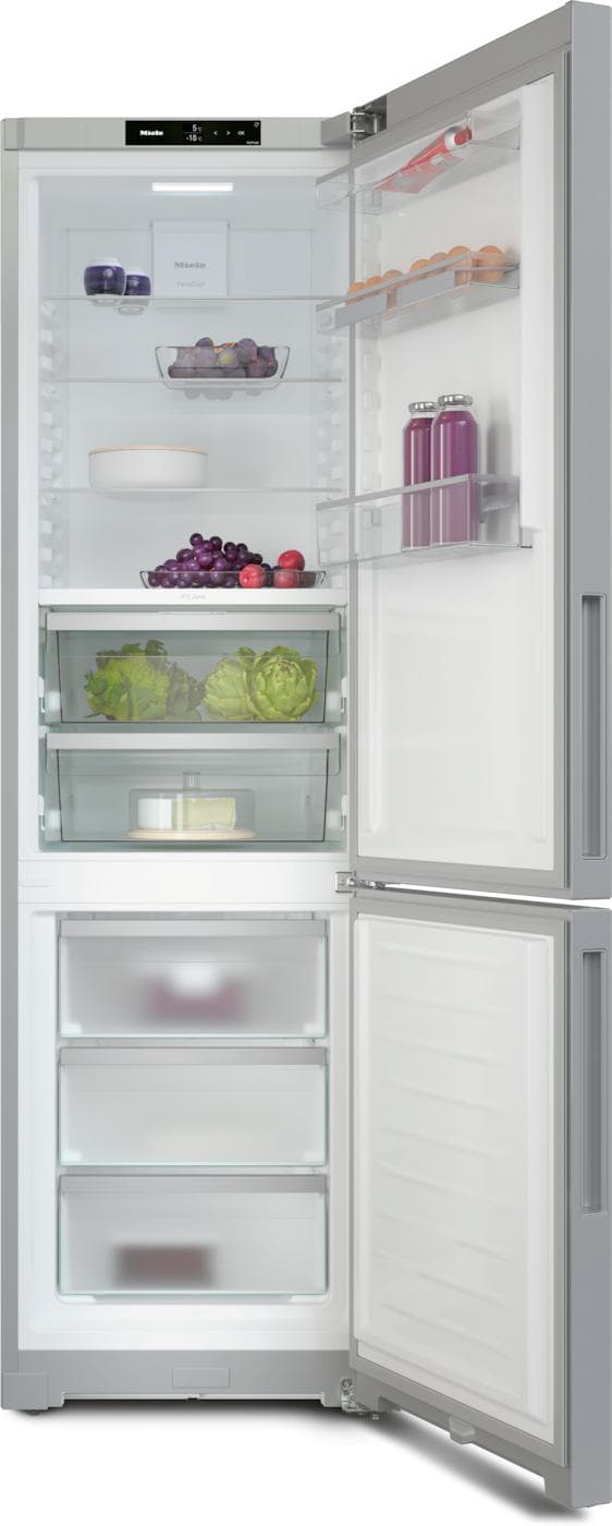 MIELE Kühl-/Gefrierkombination KFN 4397 CD 125 Edition Silber Edelstahllook
