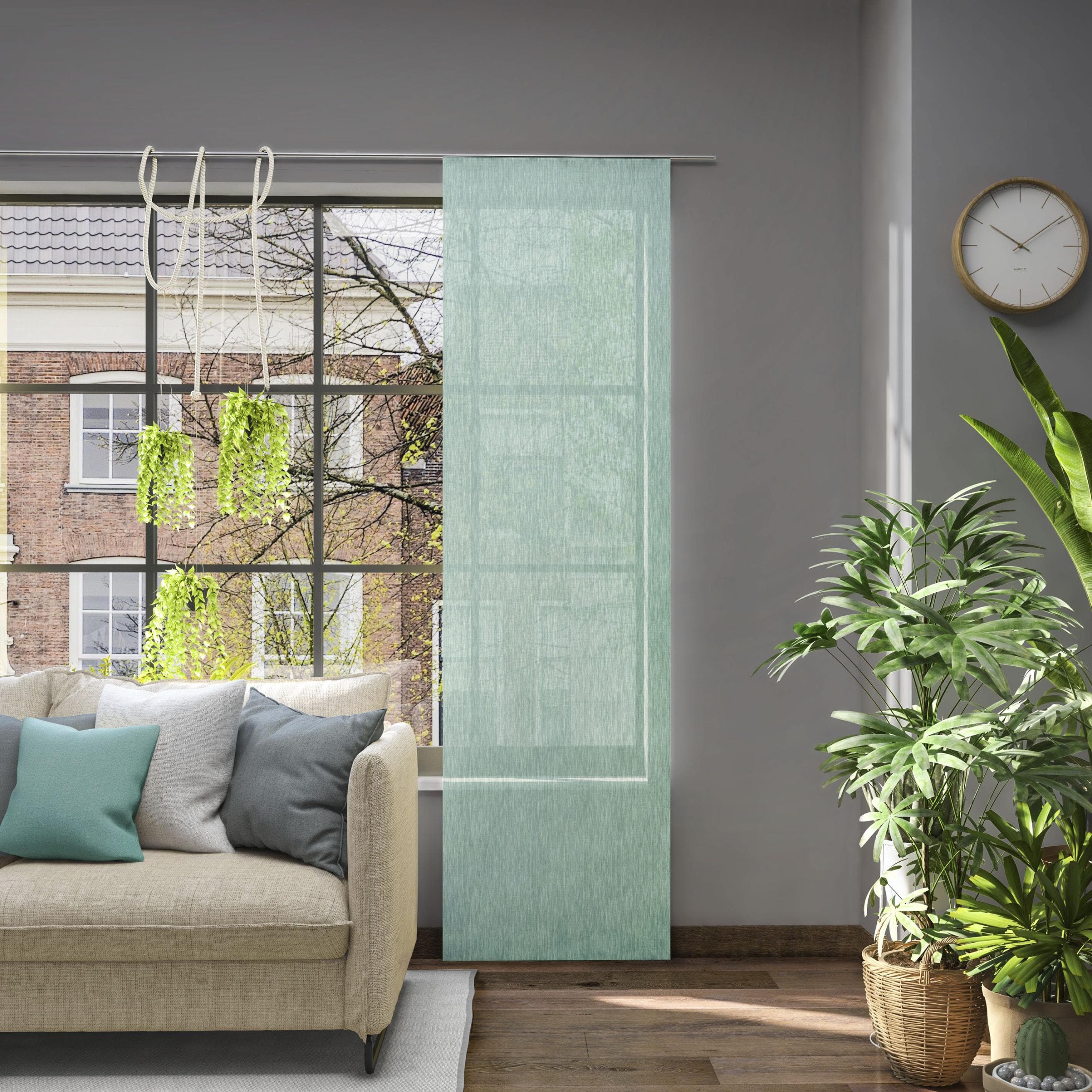 Neutex for you! Schiebegardine Libre-ECO Grün Polyester