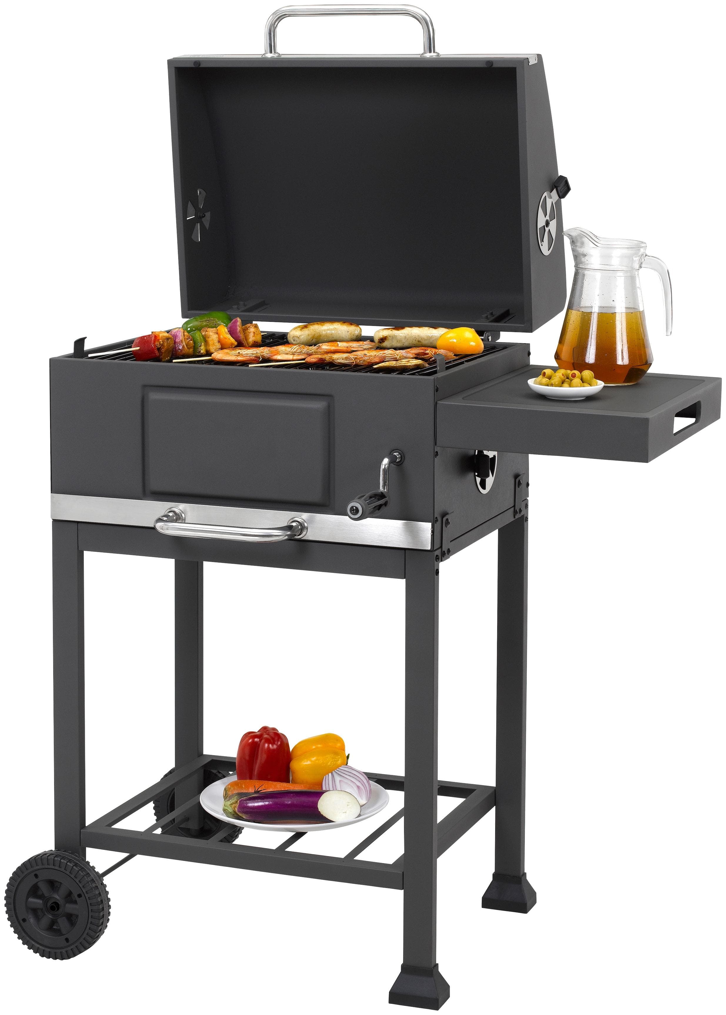 Tepro Holzkohlegrill Toronto Basic mit Emailliertem Grillrost