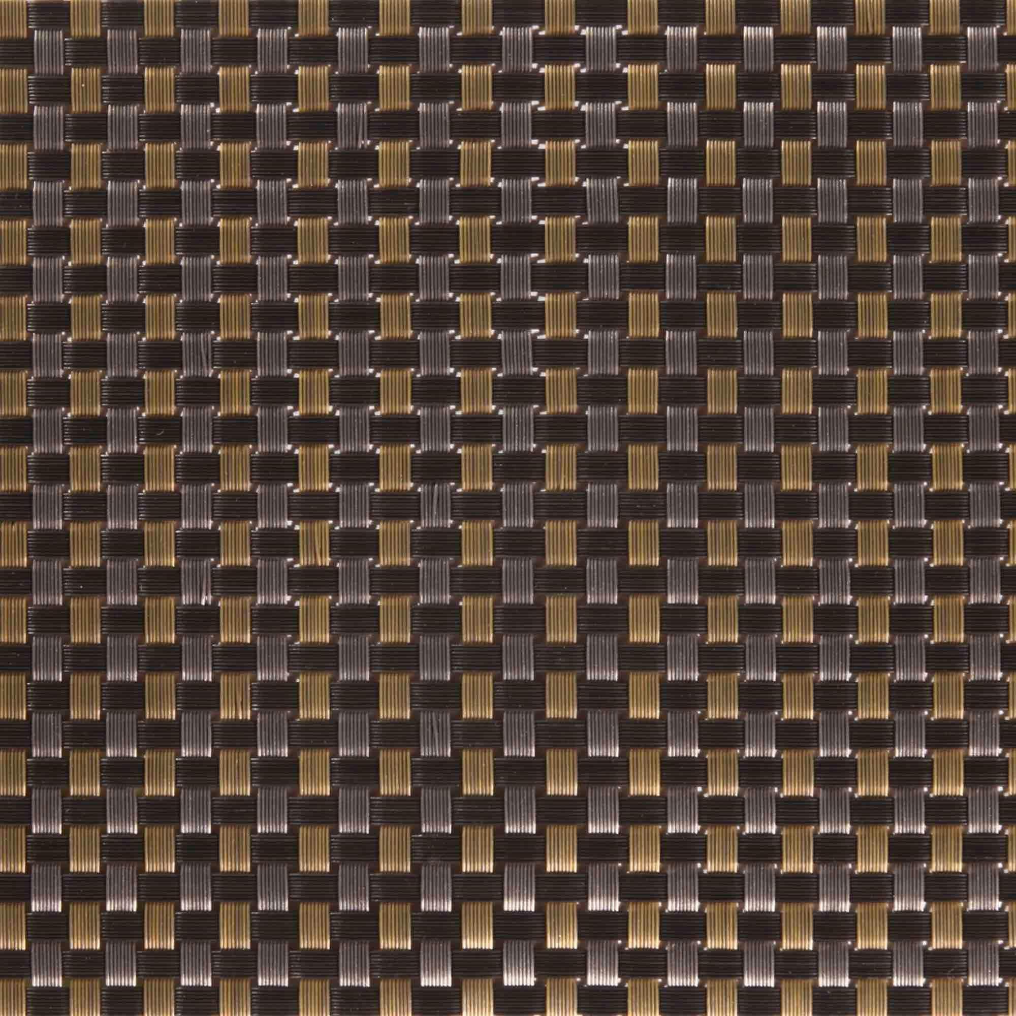 GARDEN 'N' MORE Sichtschutzstreifen 5-tlg. Goldbraun Kunststoff Rattan-Optik