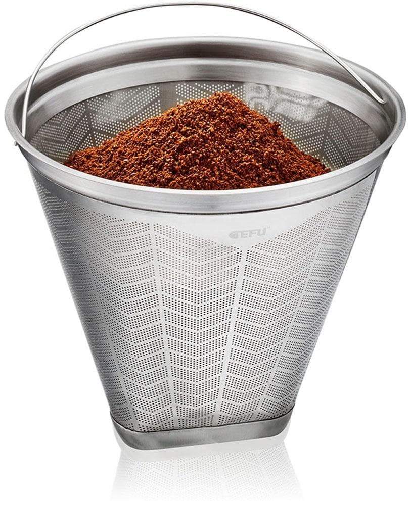 GEFU FLAVO Permanentfilter Silber Edelstahl Kaffeefilter