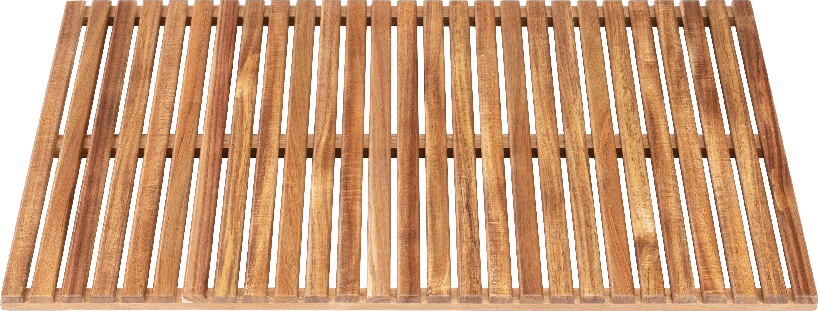 Saunabodenrost WENKO Acacia Braun 55x85cm