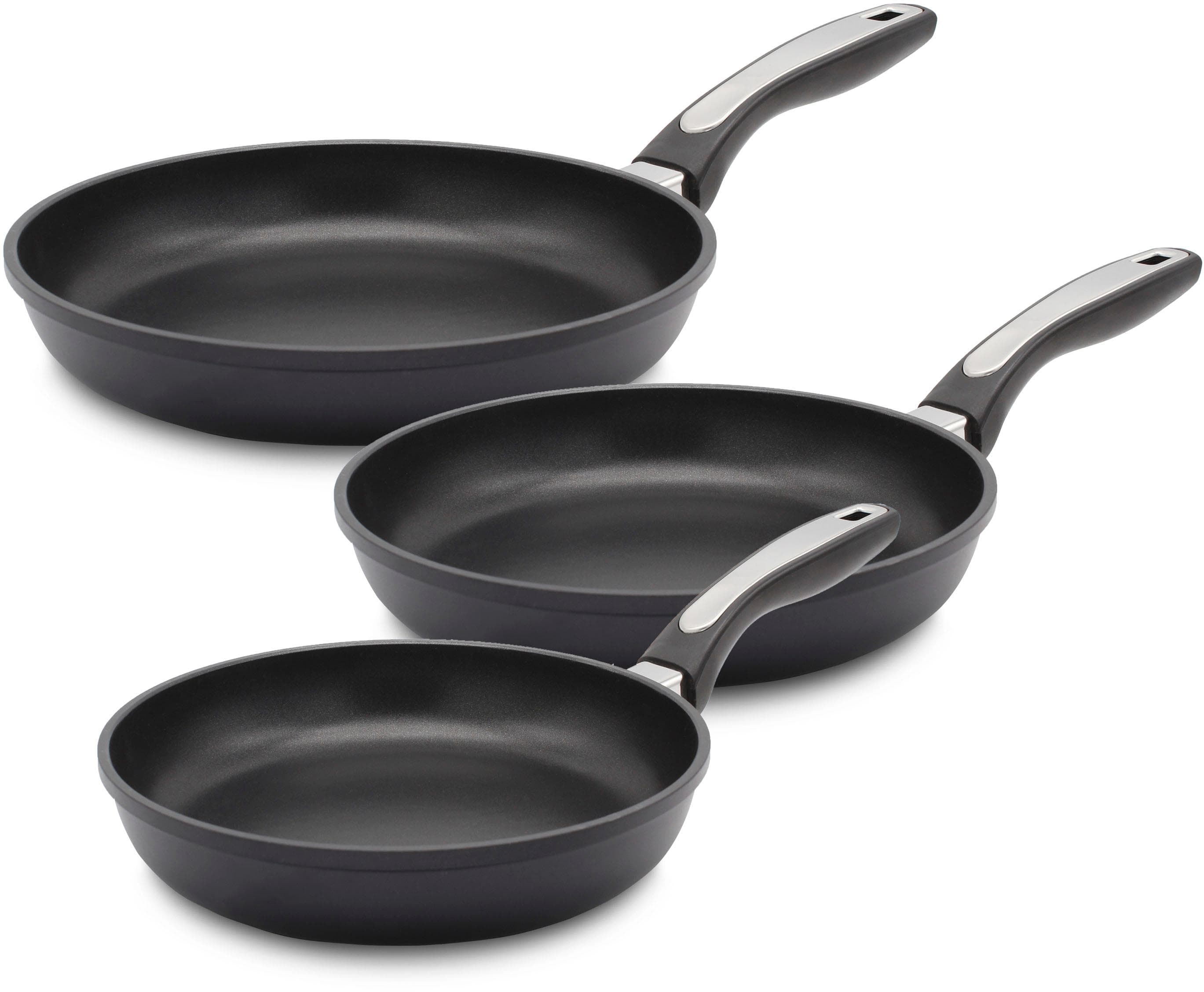 Pfannen-Set KRÜGER Delta schwarz 3-tlg. Induktion