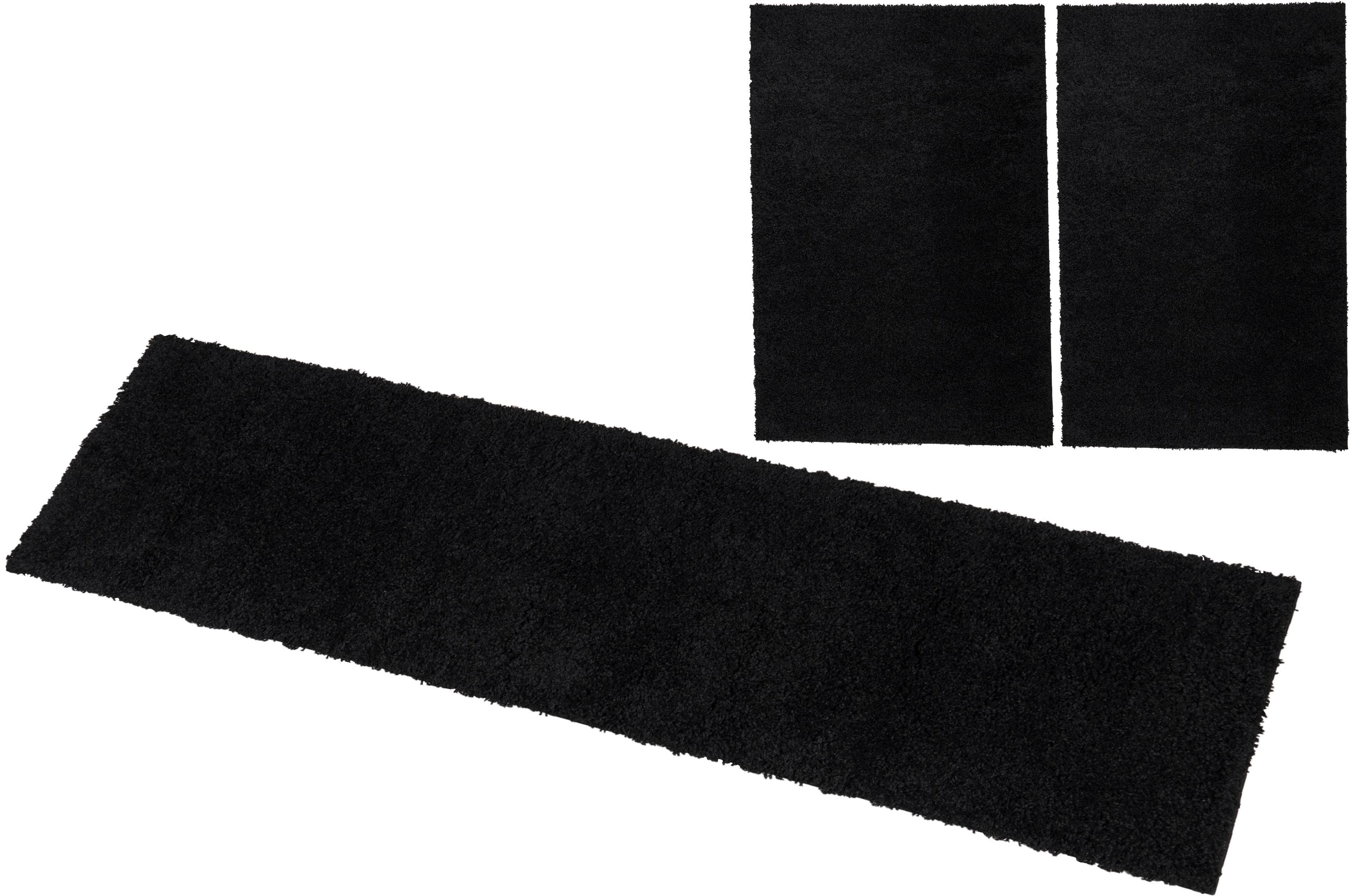 Bruno Banani Bettumrandung Shaggy Soft Anthrazit Grau