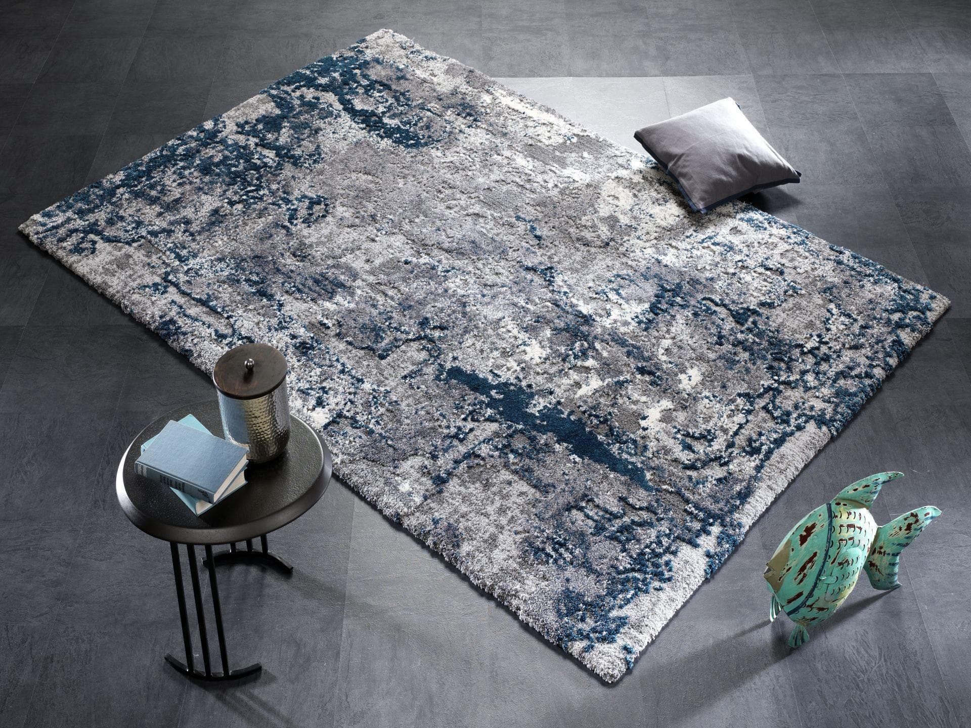 OCI DIE TEPPICHMARKE Juwel Liray Teppich: Marmor Optik & Hoch Tief Effekt