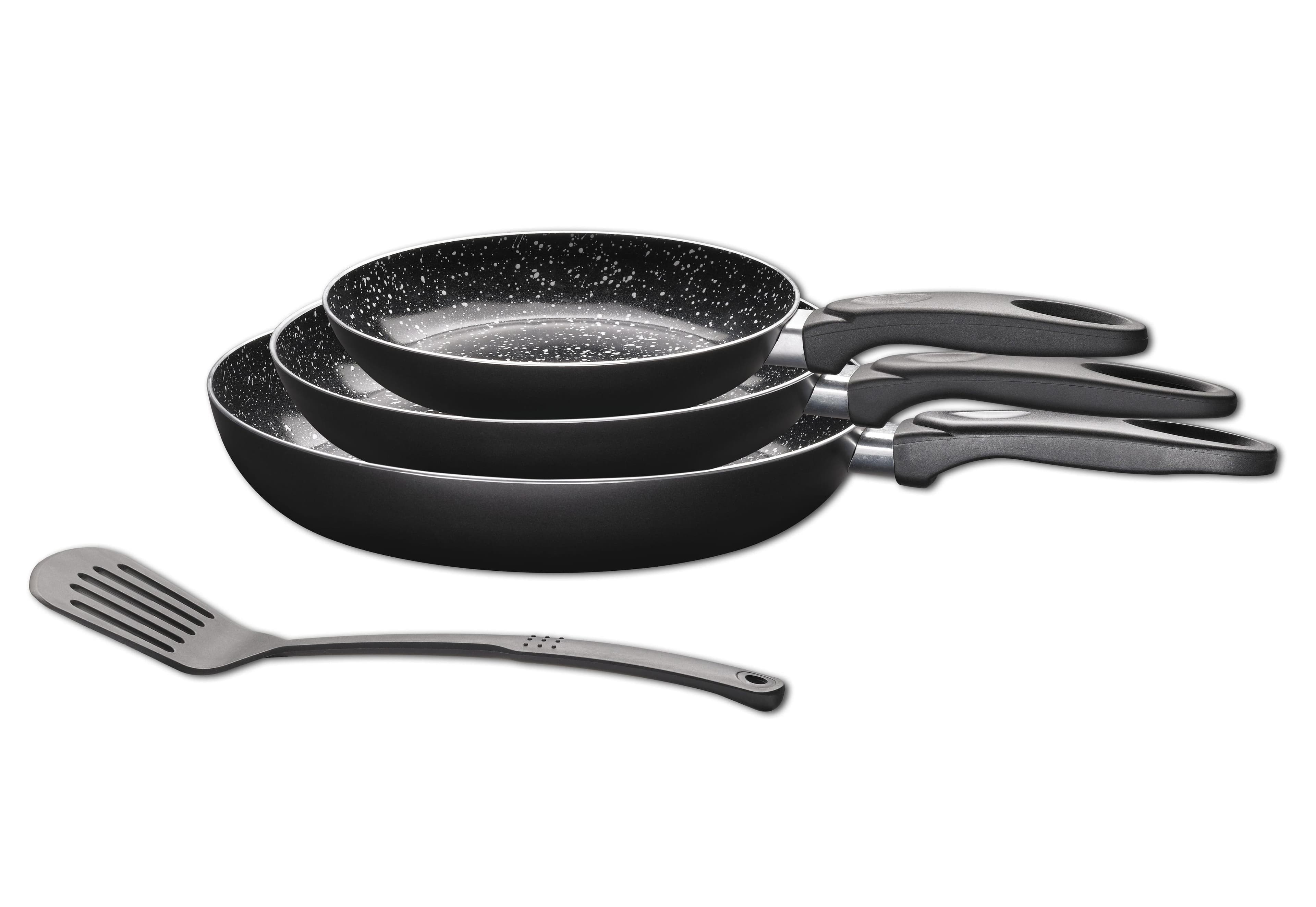 Pfannen-Set KING, schwarz, 4-teilig, Induktion